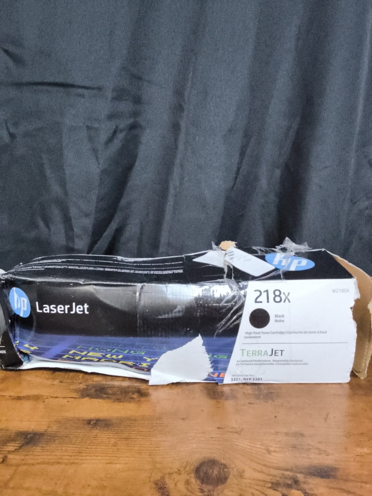 £HP 218X High Yield Black Toner Cartridge W2180X for LaserJet Damaged Box (G1)