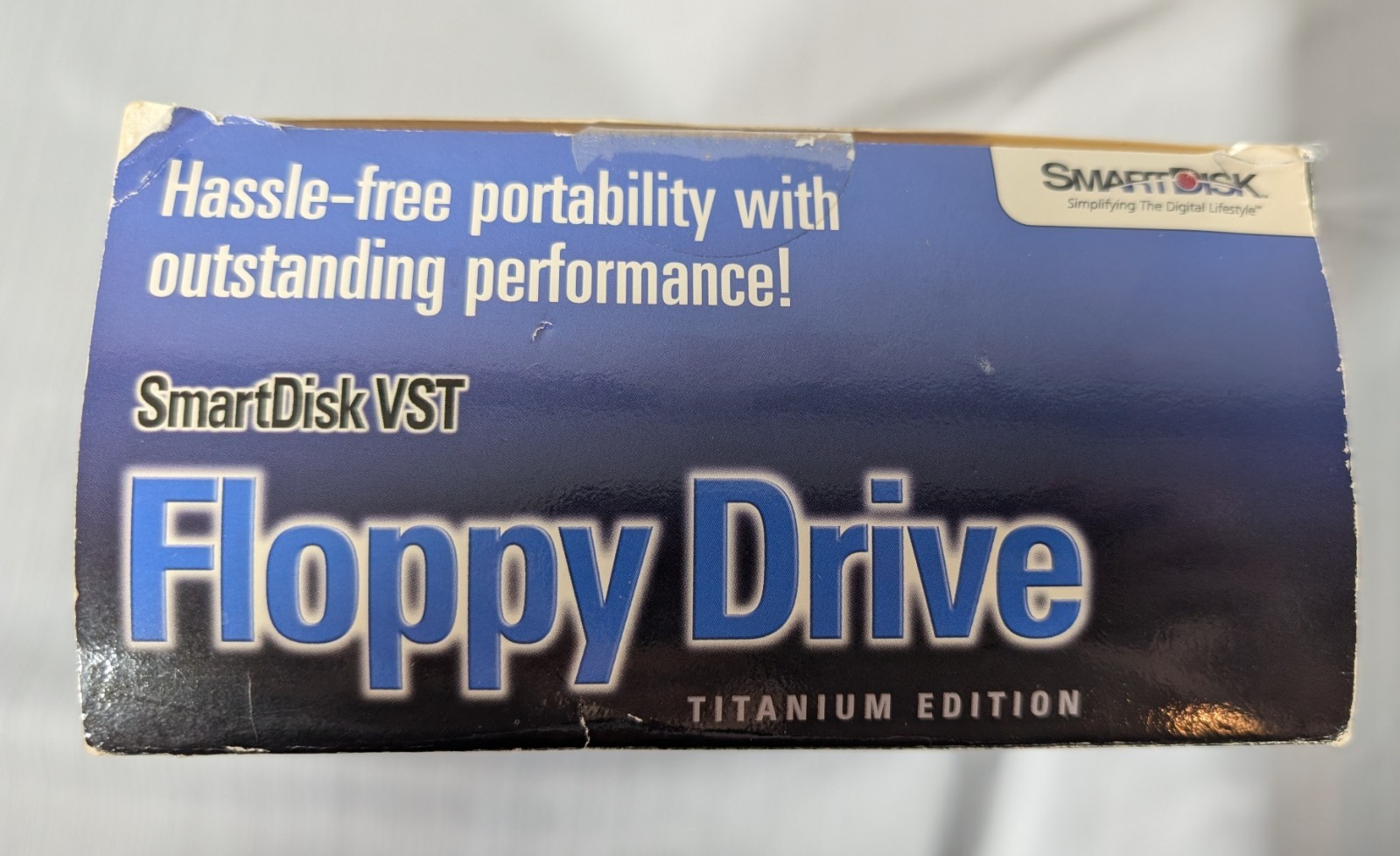 SmartDisk External USB 3.5″ Floppy Drive for PC or Mac/Titanium Edition/Tested