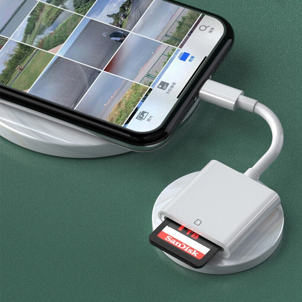 USB Type C to USB-C OTG Adapter SD Card Reader for Android MacBook Windows ipad