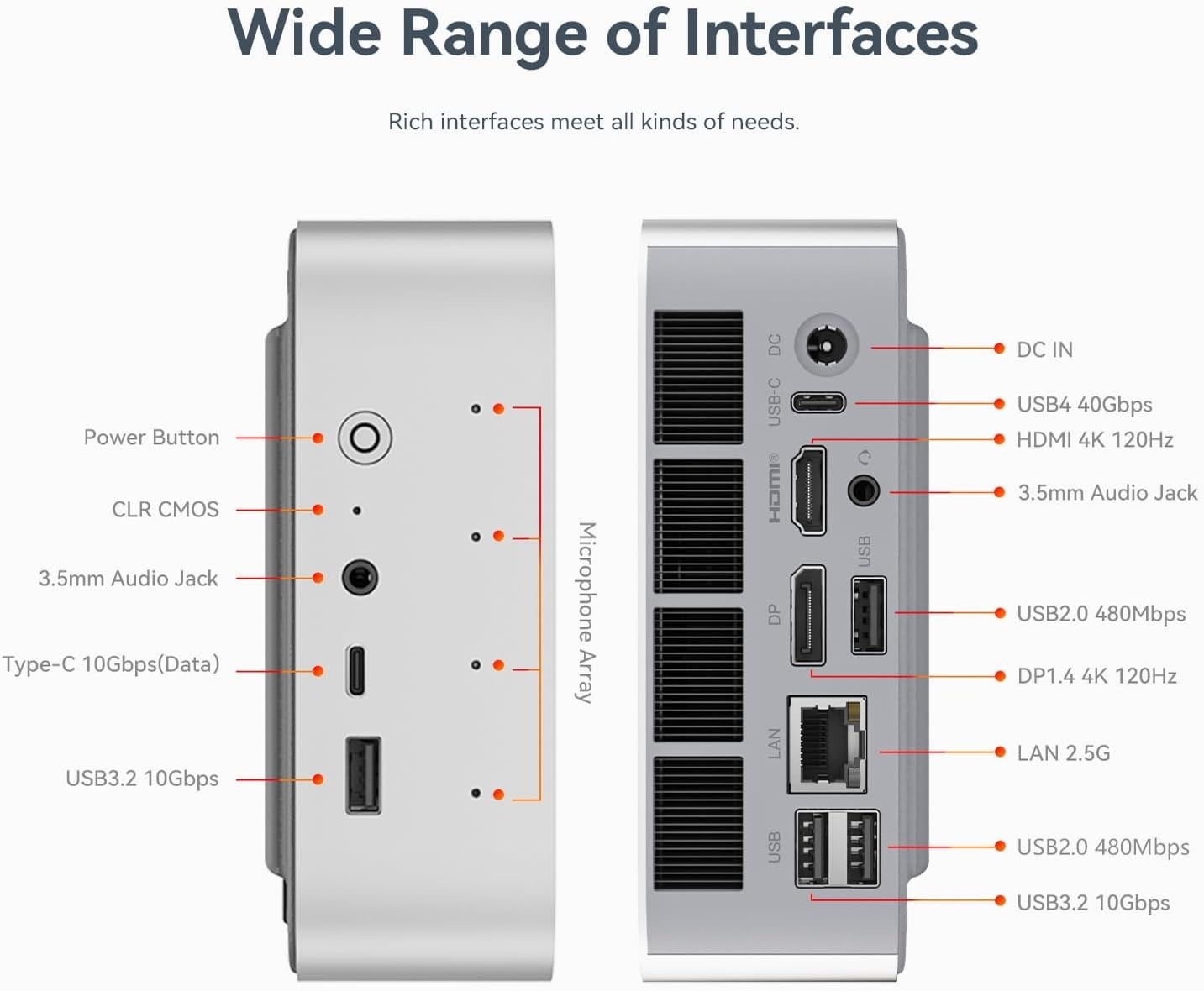 Beelink SER9 AI Mini PC AMD Ryzen AI 9 HX 370 32G LPDDR5X 1TB SSD Win11 Pro