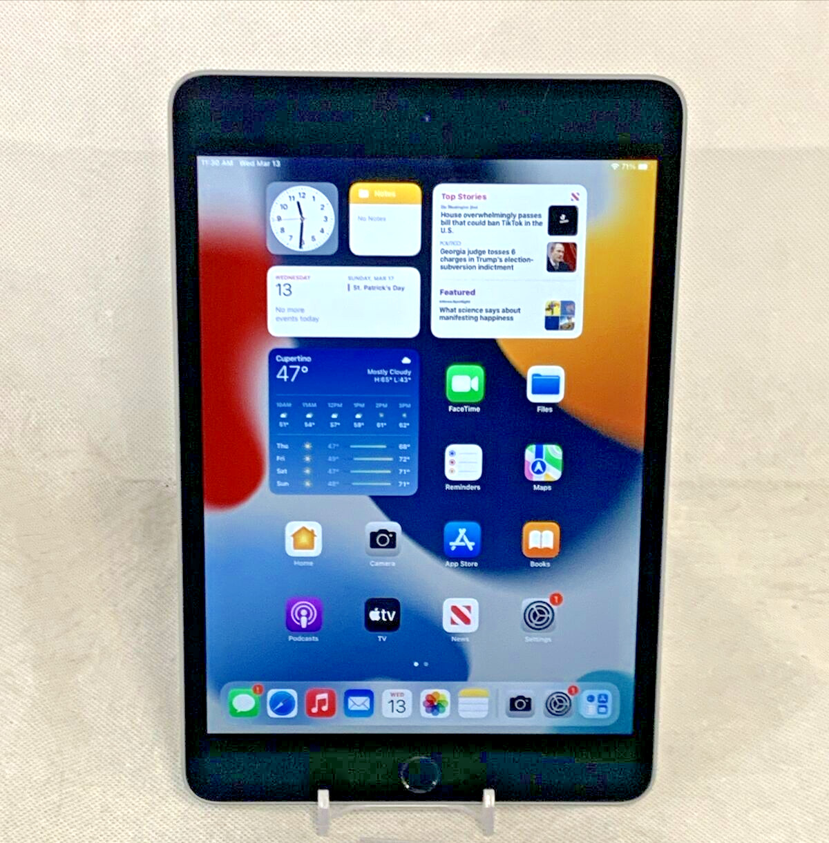 Apple iPad Mini 4th Gen – 7.9 Display 128GB Wi-Fi Gray Color – Free Shipping