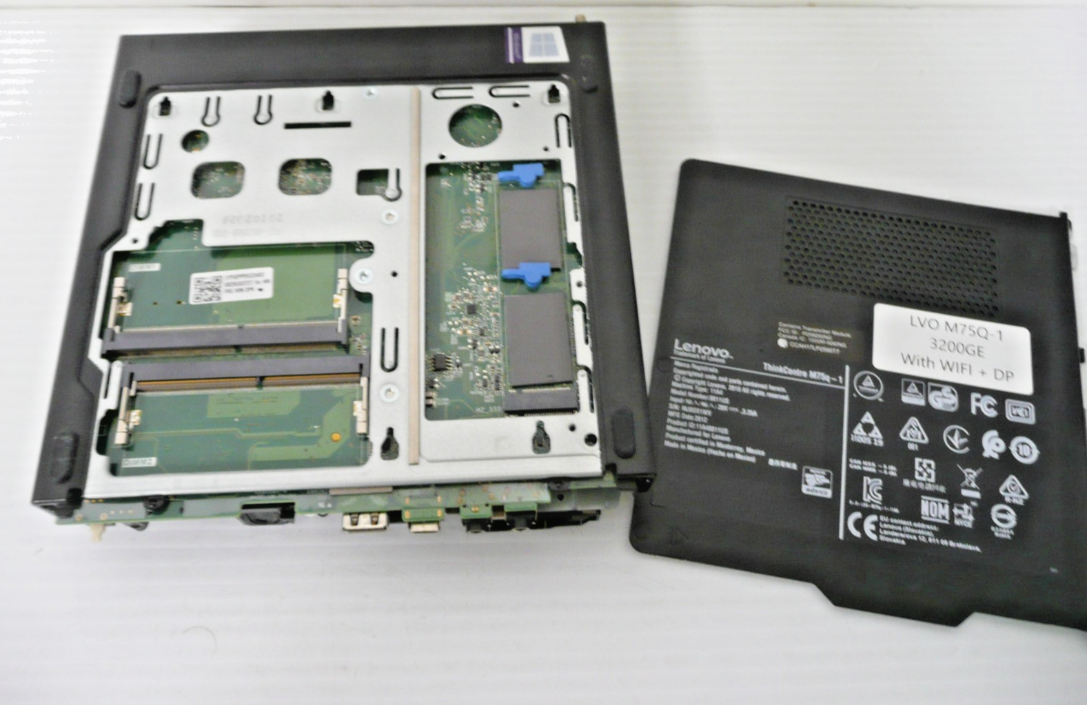 Lenovo M75Q-1 PC Computer 3200GE CPU NO RAM NO SSD with WIFI +DP +Power Supply