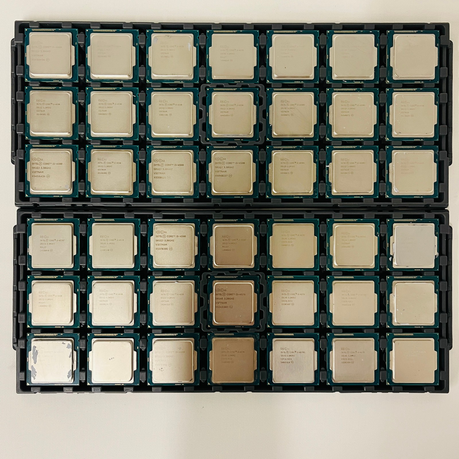 Intel Core i5 3rd & 4th Gen CPUs | 4th Gen x 42, 3rd Gen x 42 | Lot of 84