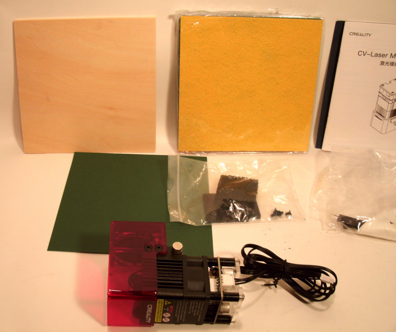 OEM CREALITY CV-Laser Module Kit w User Manual, Cable & Mounting Hardware & More