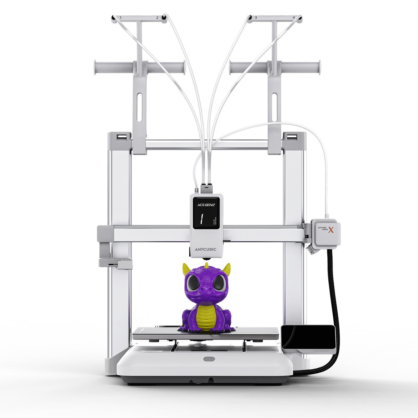 ANYCUBIC Kobra X 3D Printer Soft & Hard Material Filament Multi-color Printing