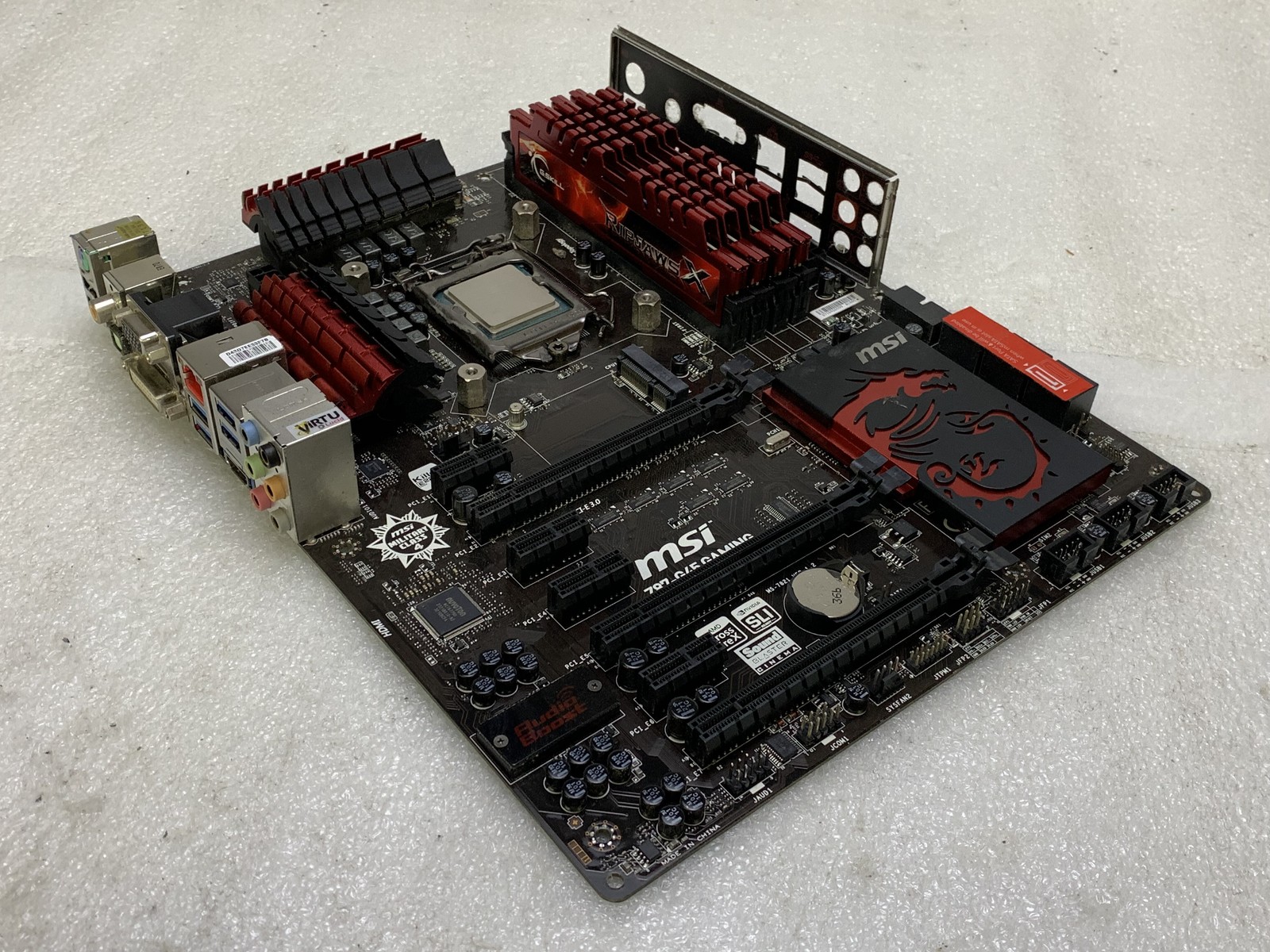 MSI Z87-G45 GAMING ATX Motherboard Core i5-4670K 3.4GHz 16GB DDR3 GSKILL RAM