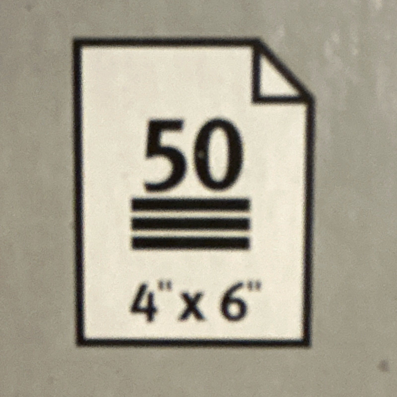 4pk Canon Photo Paper Glossy GP701. 4X6, 50 sheets each, total 200