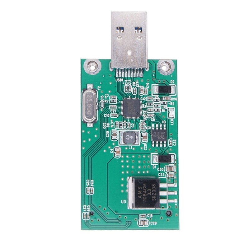 Compactly mSATA to USB3.0 Converters for 200Mb/s Fast Data Transfer ASM225 Chip