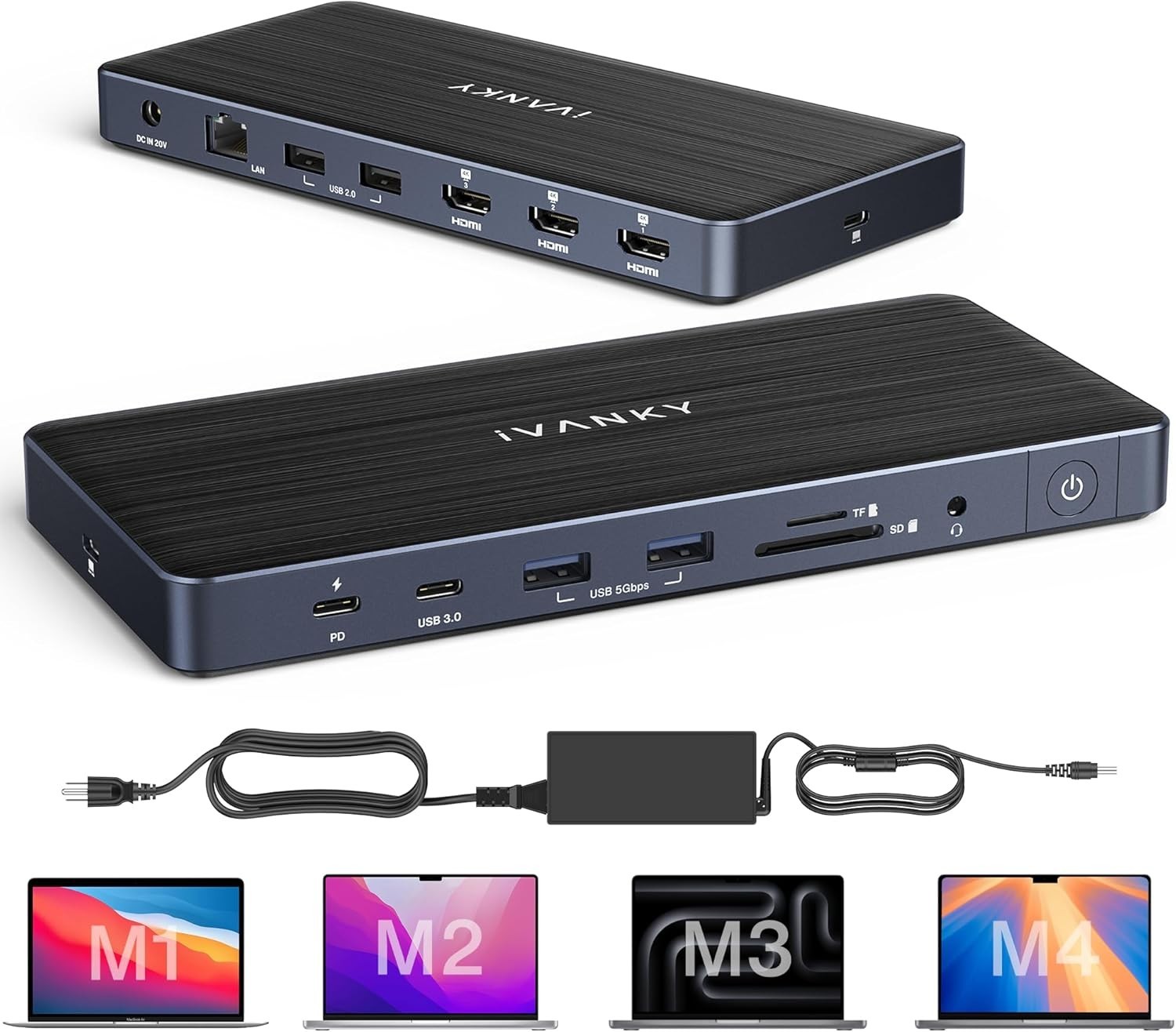 Factory Sealed iVANKY FusionDock Pro 1 4-in-1 MacBook Docking Station 4K 180w