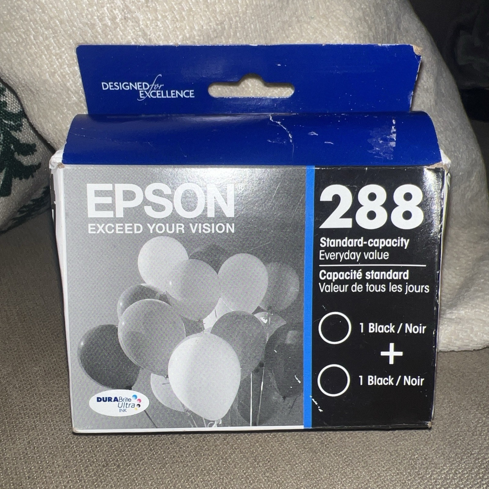Epson 288 2pk Combo Ink Cartridge – Black (In Date) NEW !!! T288120D2