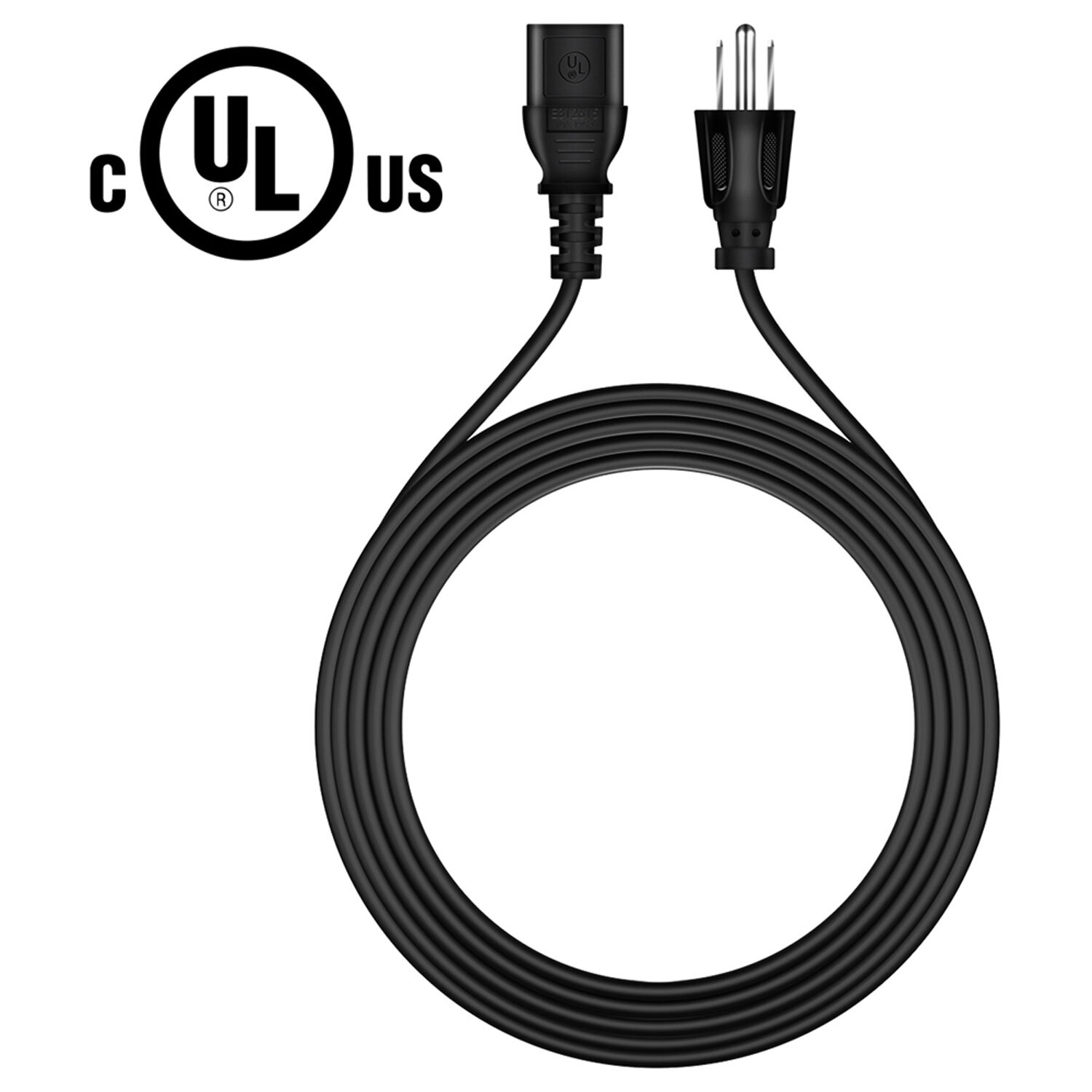 UL 6ft AC Cord For BenQ MX525 3200 ANSI Lumens DLP 3D Ready Digital Projector