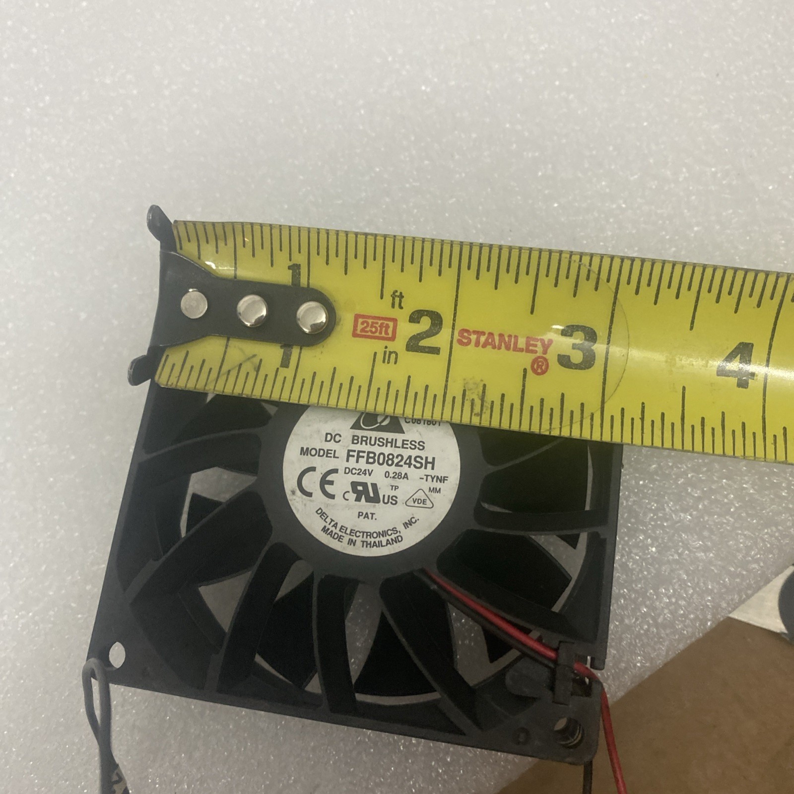 Delta AFB0824SH 24V DC 0.28A Brushless Cooling Fan – New Open Box