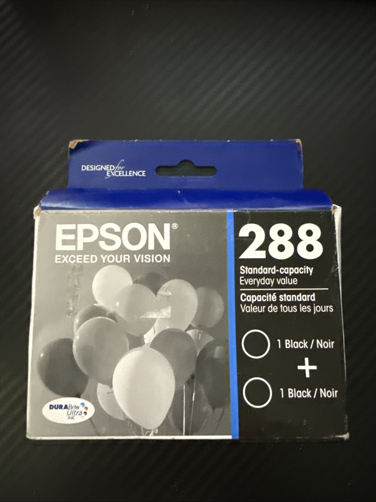 EPSON 288 STANDARD CAPACITY BLACK 2 PACK Exp 05/2026GENUINE