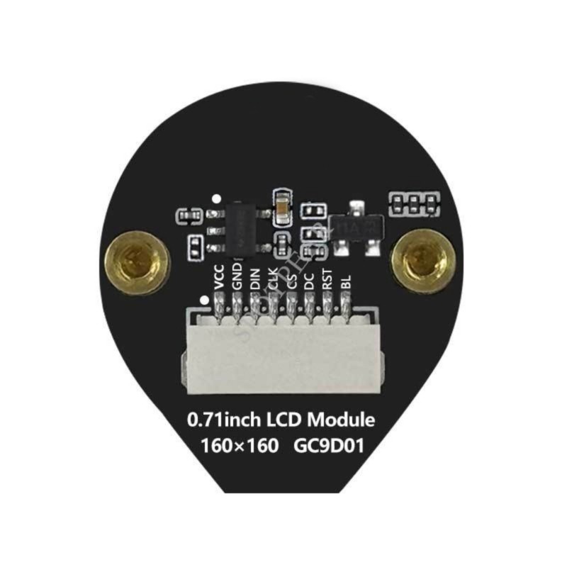 0.71Inch Circular Display LCD Panel Low Power Consumption Energy Efficient