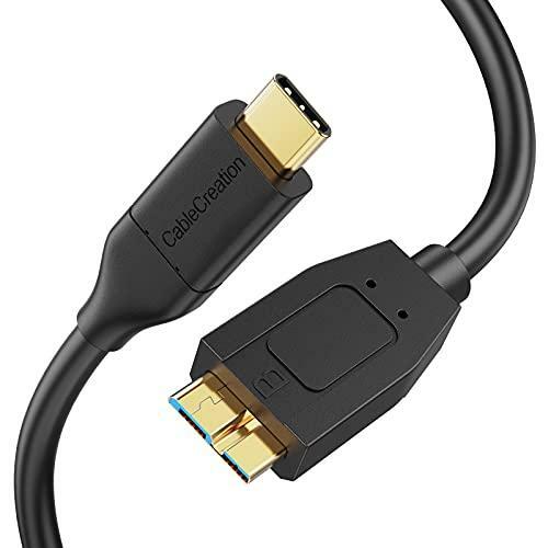 CableCreation USB C Hard Drive Cable 4FT, USB 3.1 C to Micro B Cable 10Gbps USB