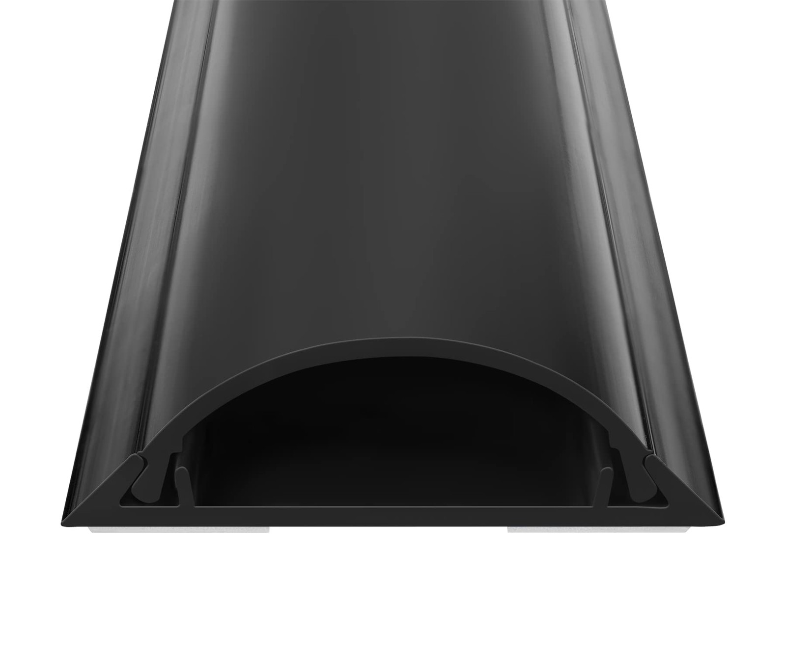 Cord Cover Floor 68in 2.76″W X 0.78″H, Large Capacity Hard PVC Cable Hider