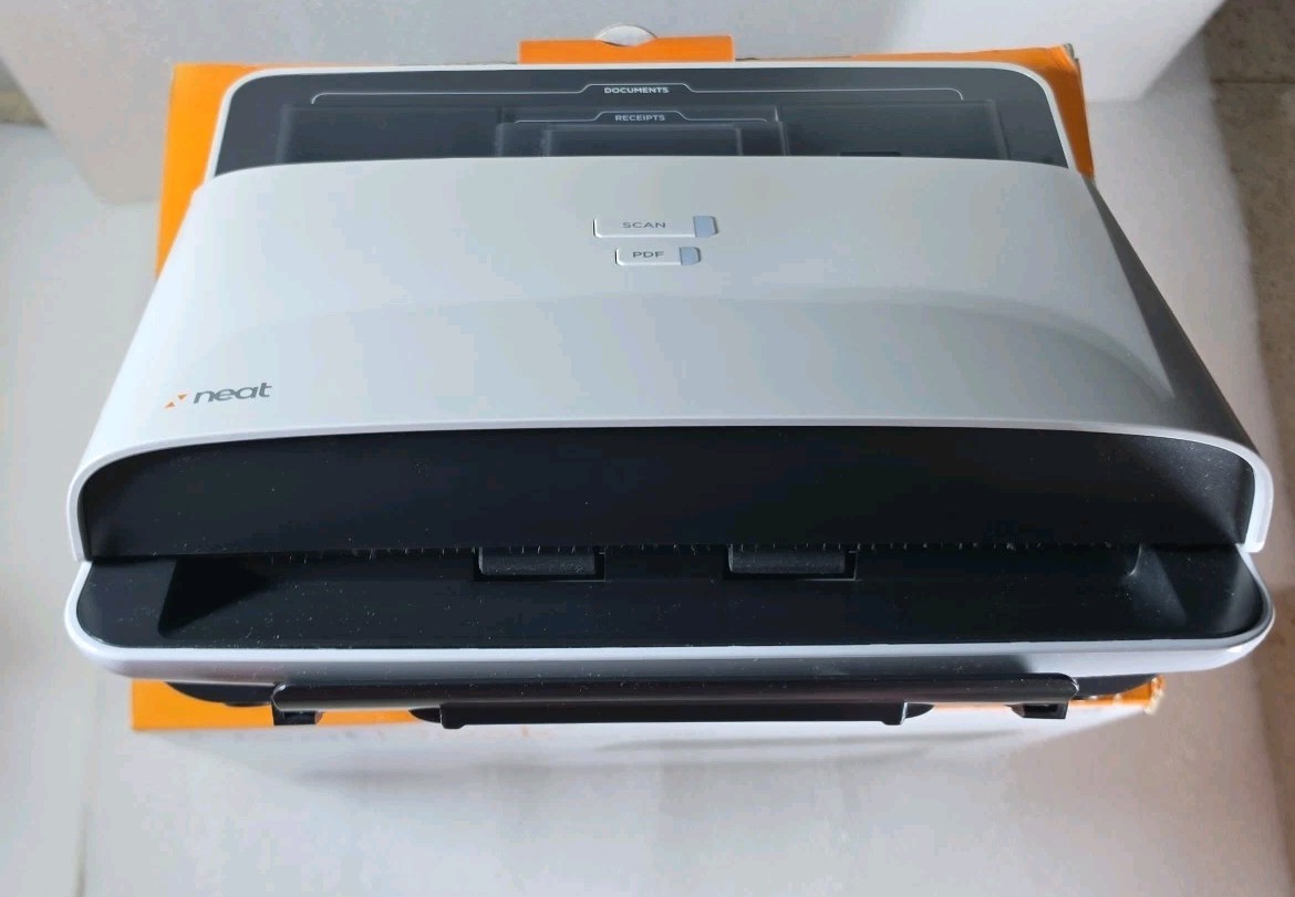NeatDesk ND-1000 Desktop Scanner Digital Filing System White W/ Box – Tested