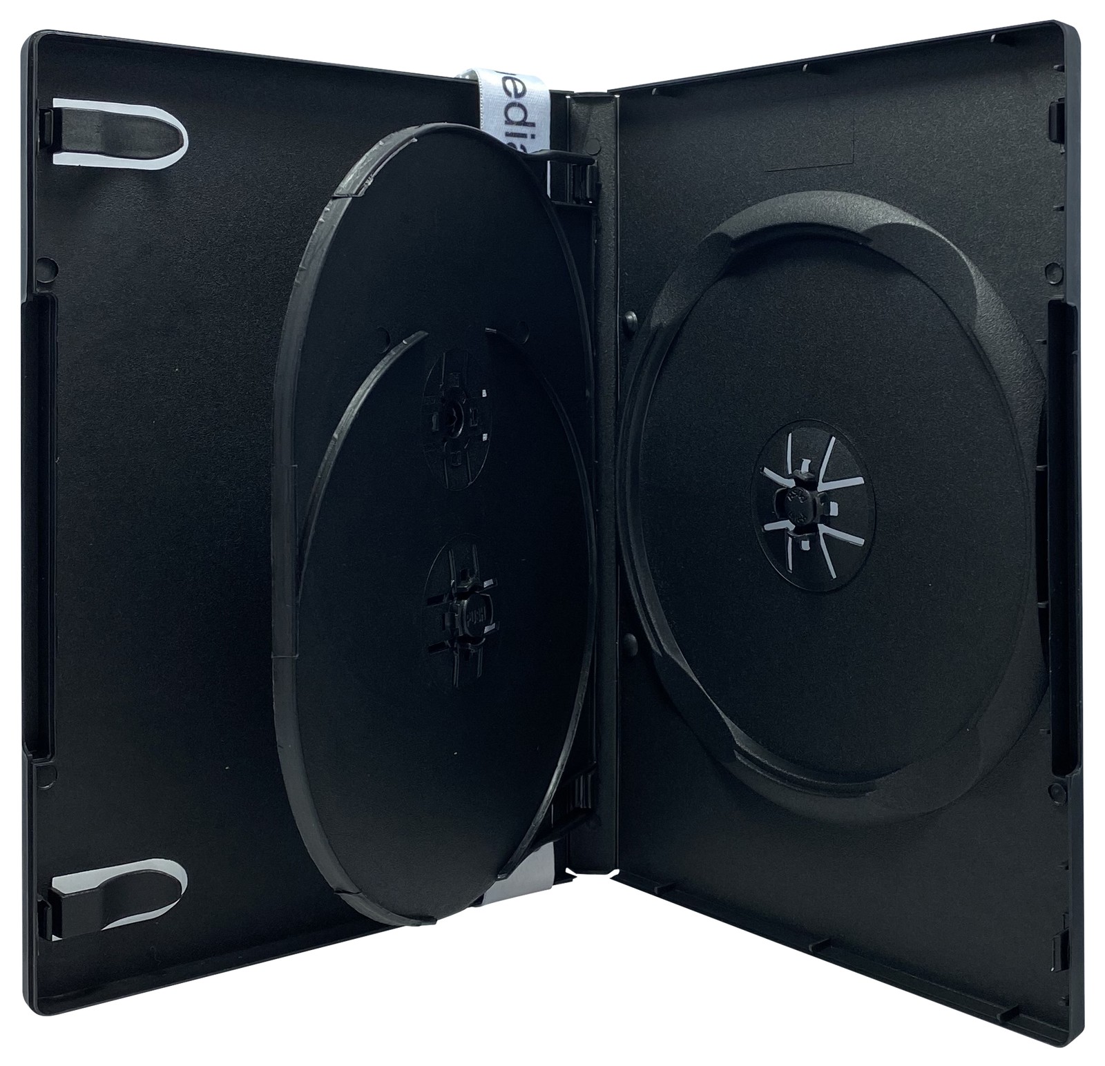 STANDARD Black Triple 3 Disc DVD Cases Lot