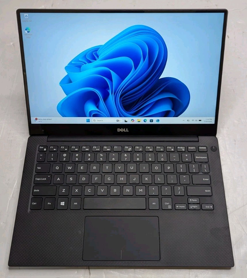 Dell XPS 13 9360 4K HDR Touch Intel Core i7-8550U 16GB RAM 512GB SSD Win 11 Pro