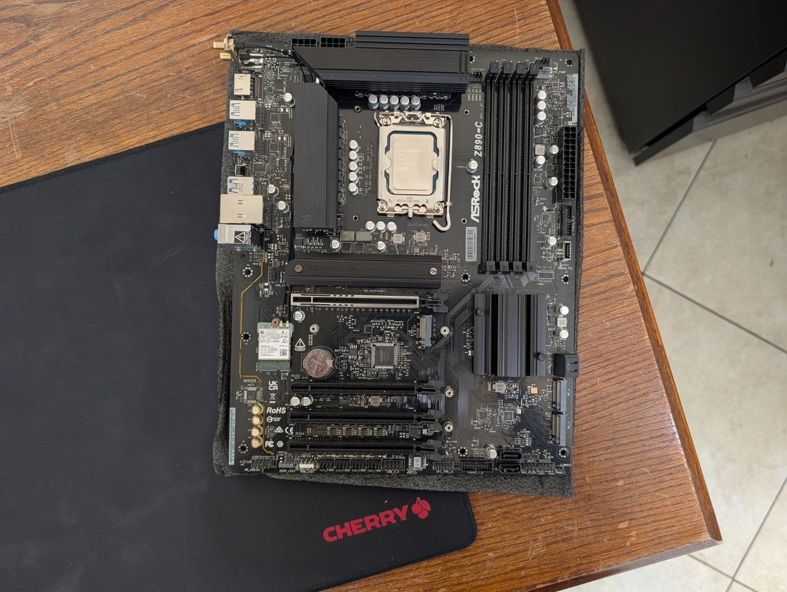 ASRock Z890-C LGA 1851 Motherboard + Intel Core Ultra 5 235 CPU Processor Combo