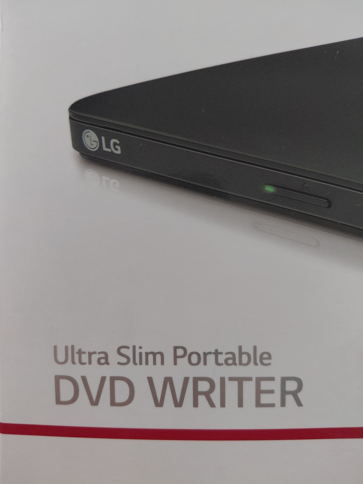 LG Ultra Slim Portable DVD Writer SP80ONB80 USB External for Mac & Windows