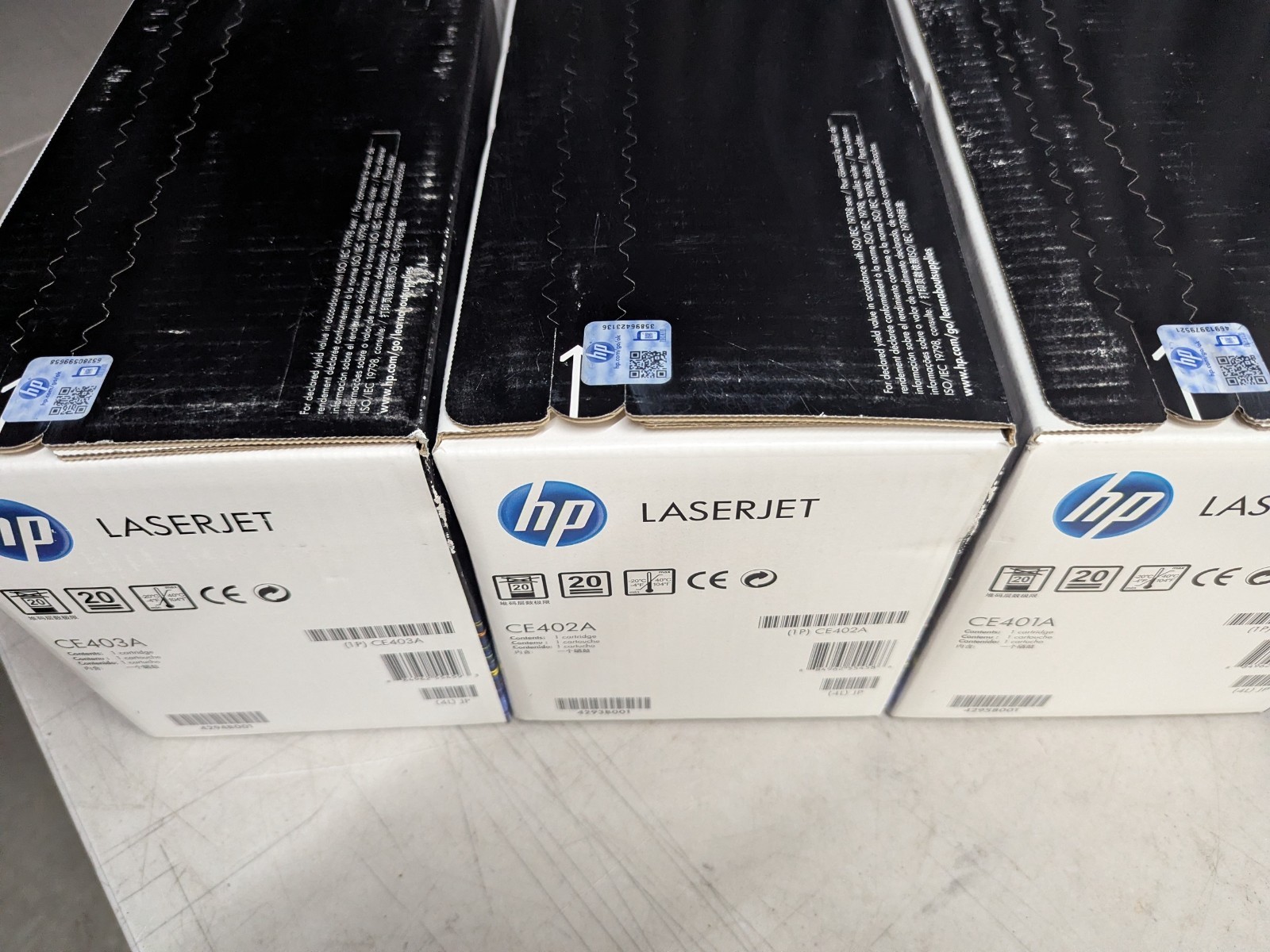 ✨ Genuine HP 507A Cyan Magenta Yellow Toner Set CE401A CE402A CE403A OEM ✨