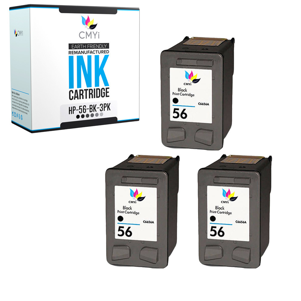 Black Color Ink for HP 56 and HP 57 Cartridges 56 and 57
