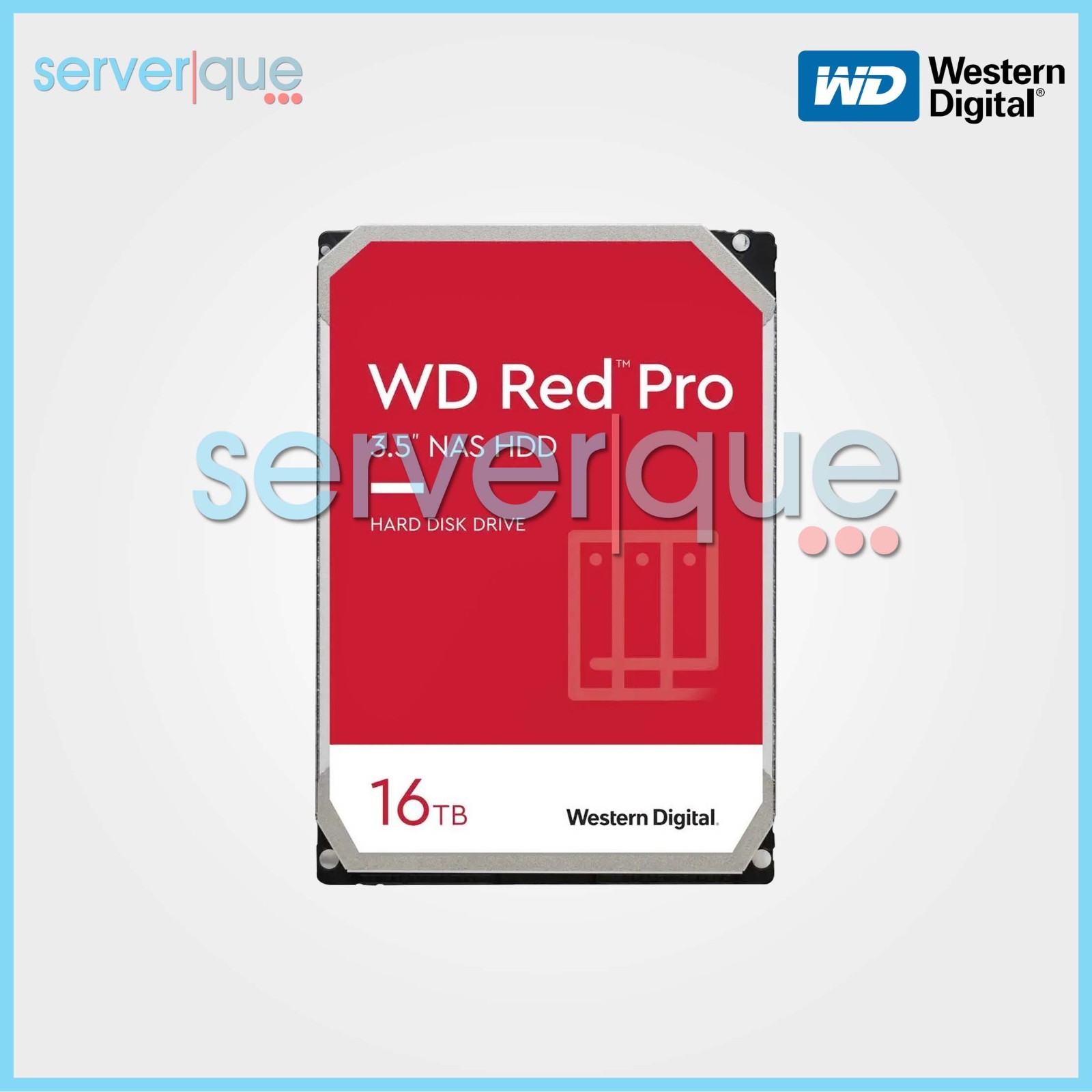 WD161KFGX Western Digital Red Pro 16TB SATA 7.2K 6Gb/s 3.5″ Internal Hard Drive