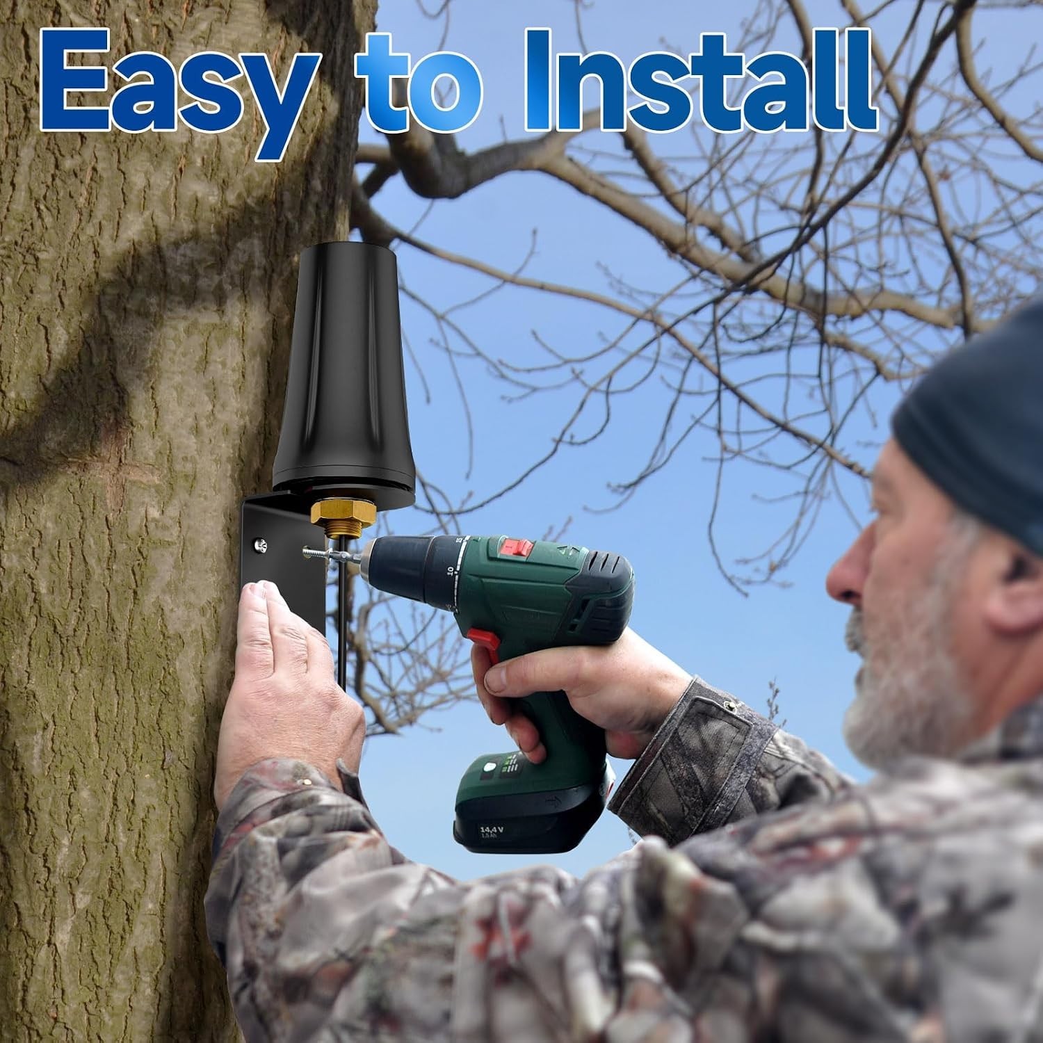 Omni-Directional 4G LTE Antenna for Verizon, AT&T, T-Mobile – Easy Installation
