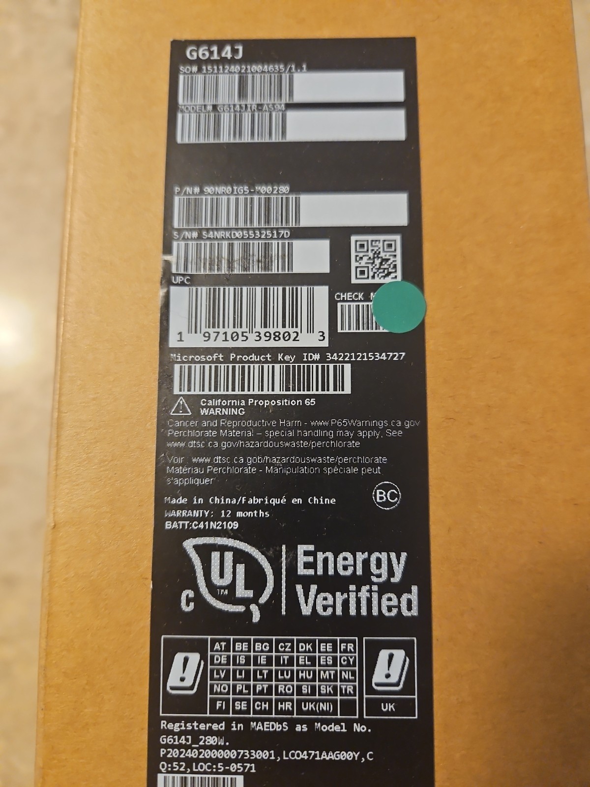 ASUS ROG Strix G16 Gaming 16” 4070 i9-14900HX 16GB 1TB SSD Win 11 G614JIR-AS94