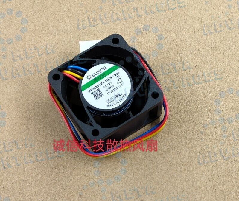 SUNON MF40201VX-1Q090-S99 12V 0.99W power supply silent 4-wire PWM cooling fan