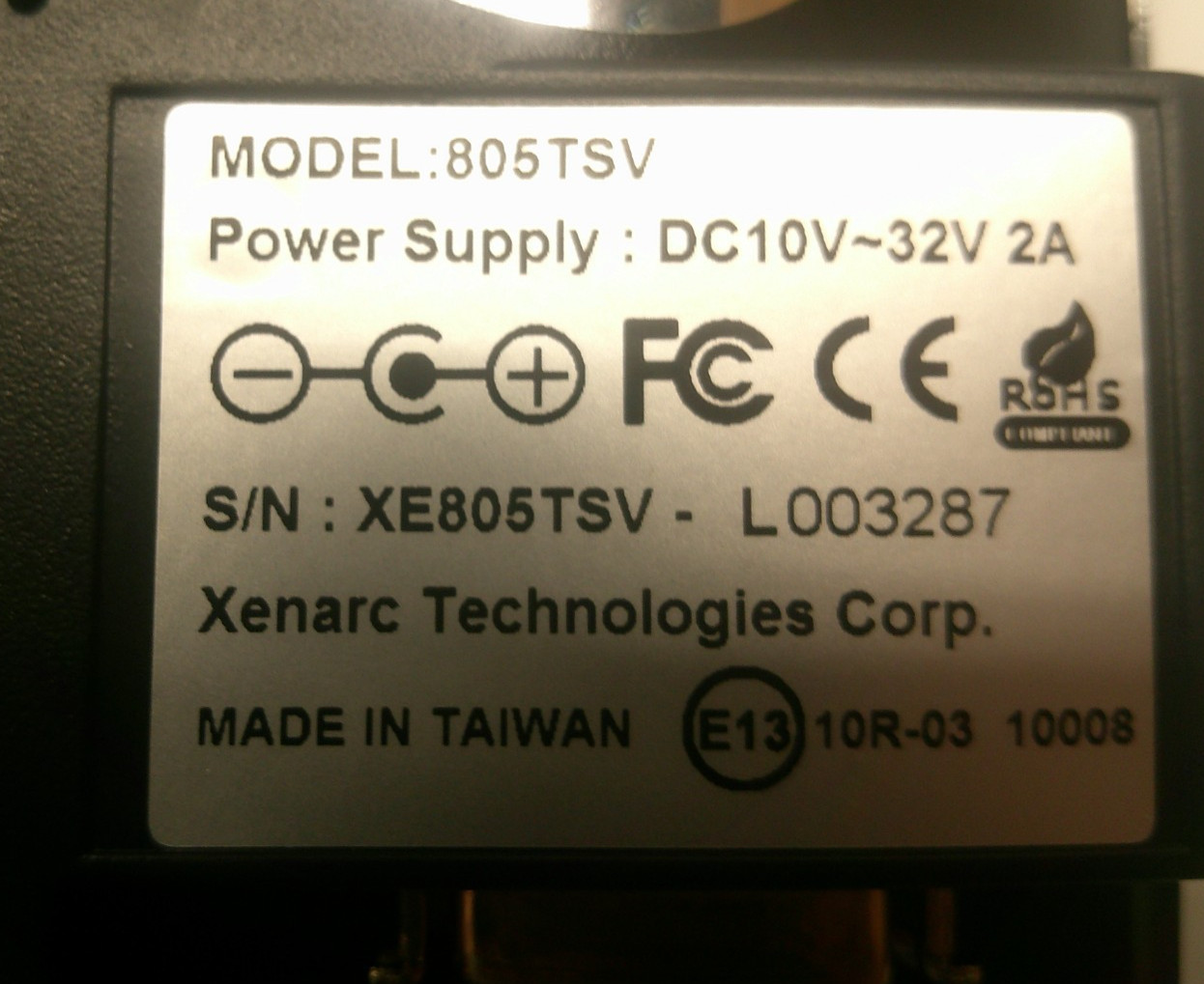 Xenarc 805TV 8″ Touchscreen LCD Display