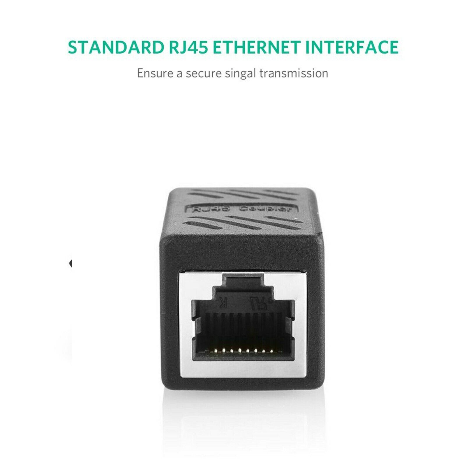 RJ45 Inline Coupler Cat6/Cat5e Ethernet Network Cable Extender Connector lot