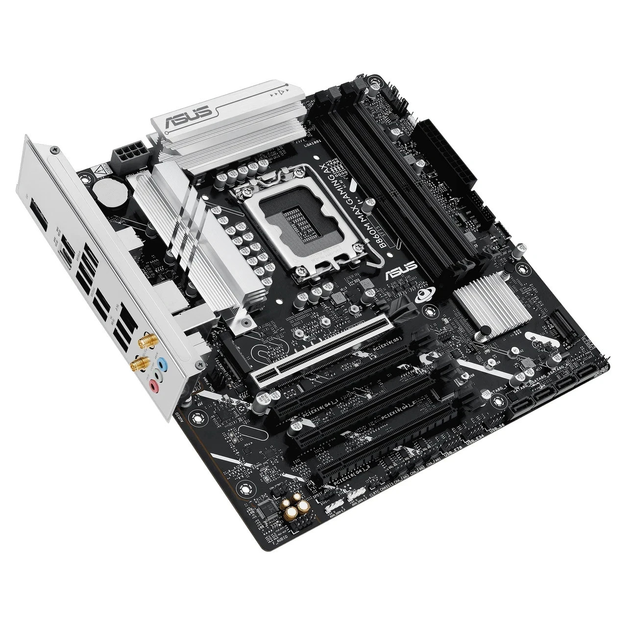 ASUS B860M MAX GAMING AX LGA 1851 DDR5 mATX Desktop Motherboard