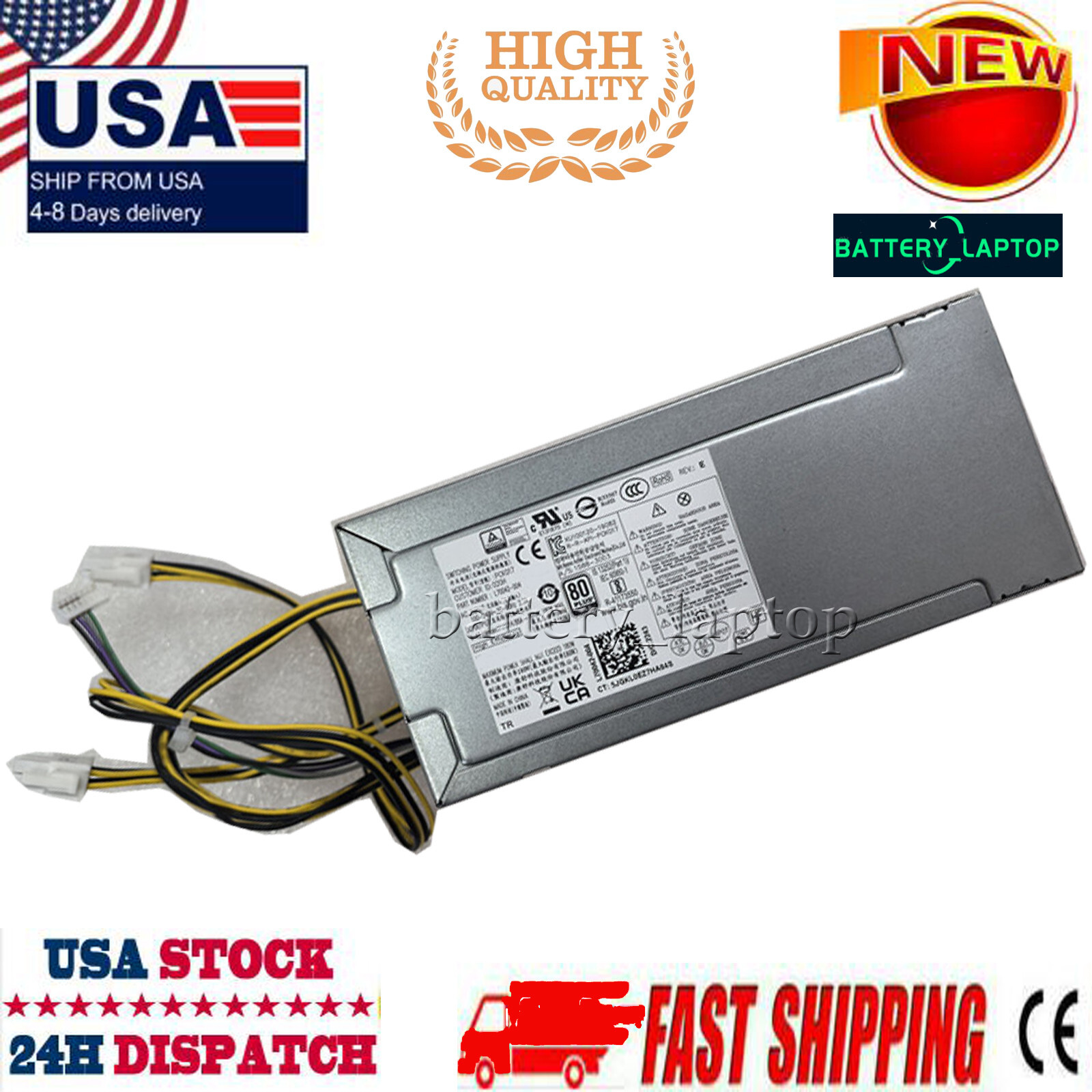 L70042-002 PSU For 280 Pro G3 MT 180W Power Supply D19-180P1A PCK017