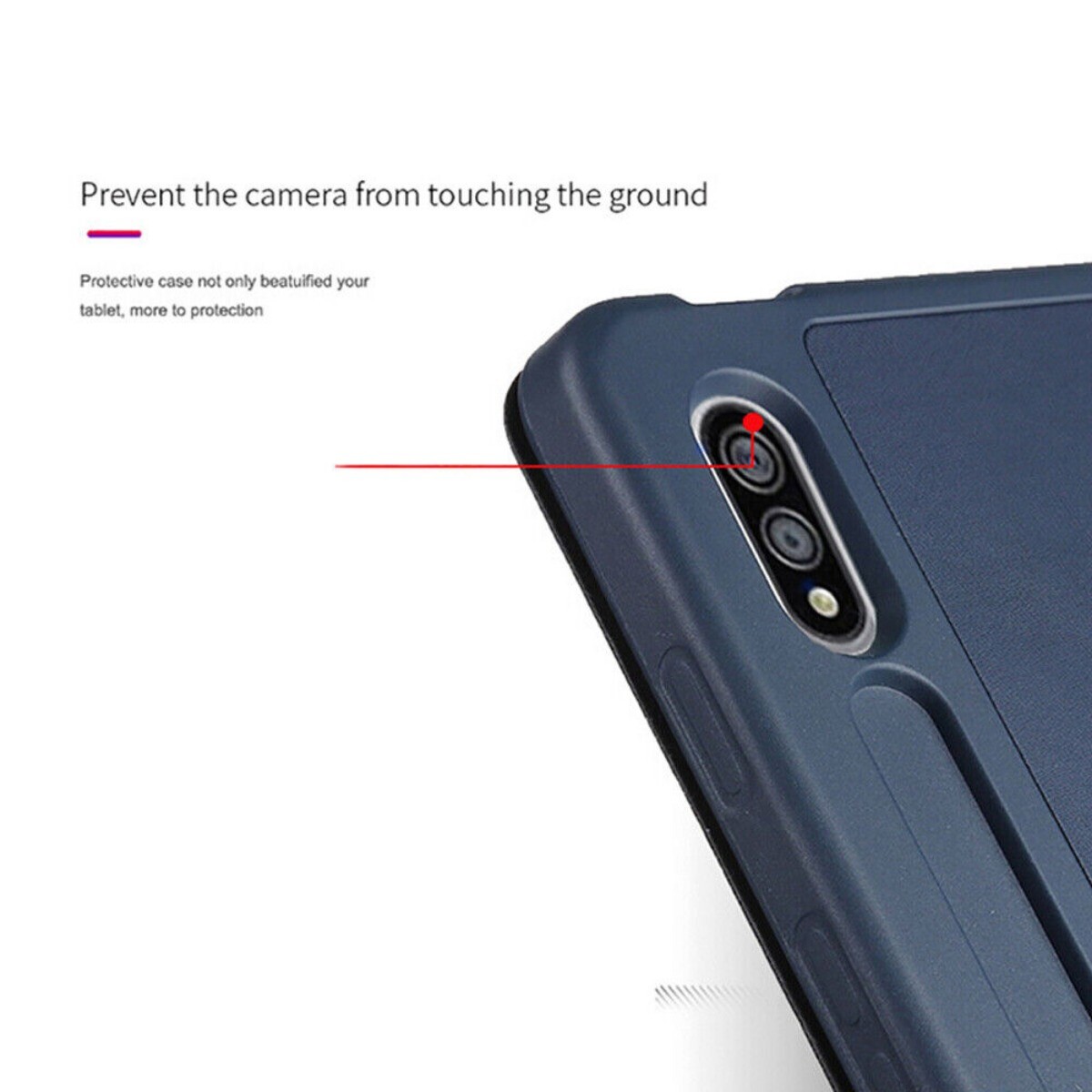 For Samsung Galaxy Tab S7+ 12.4″2020 (T970) Smart Case Cover w Auto Sleep/Wake