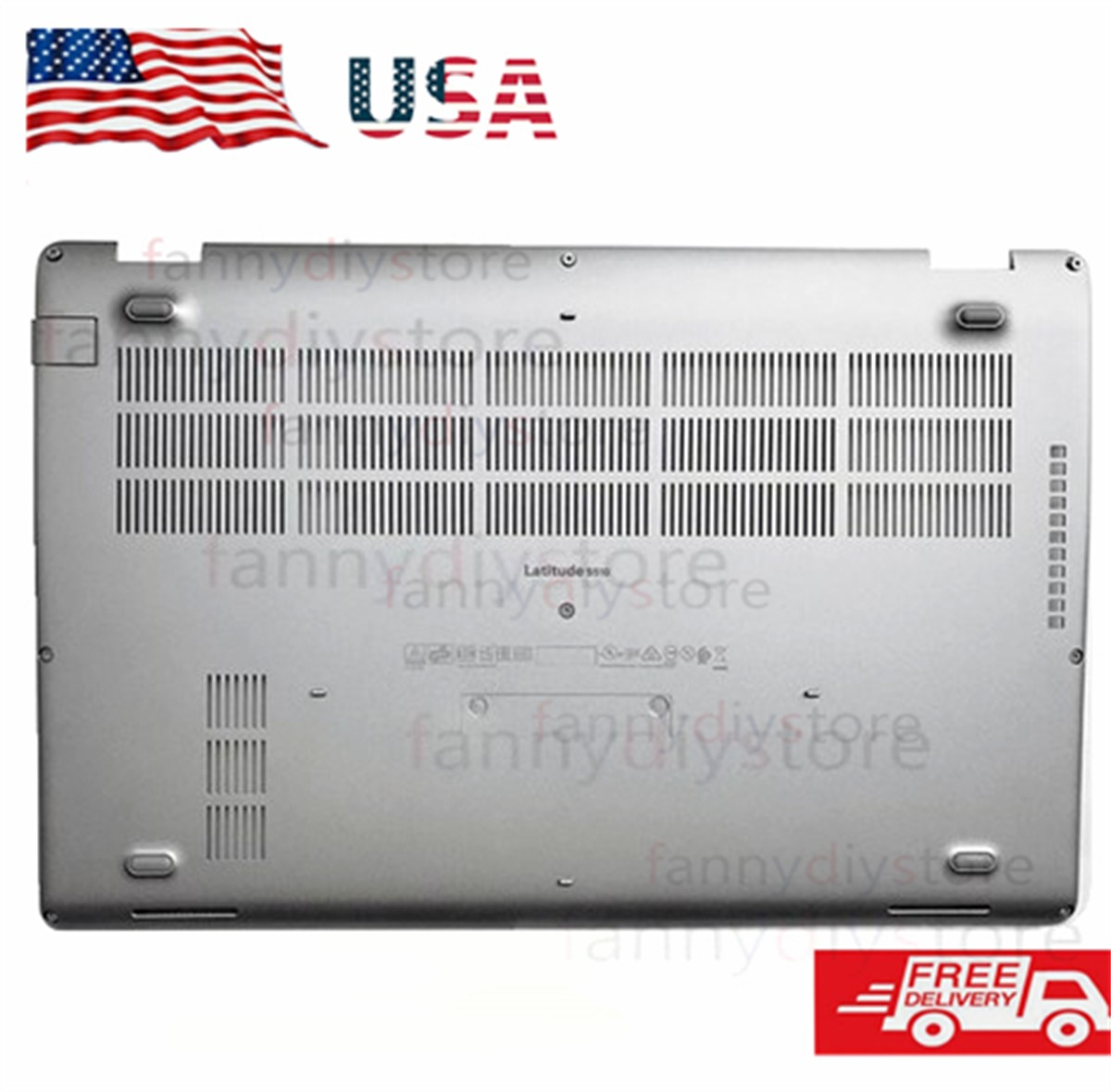 1DM7Y NEW For DELL Latitude 5510 Lower Bottom Base Case Cover 01DM7Y USK