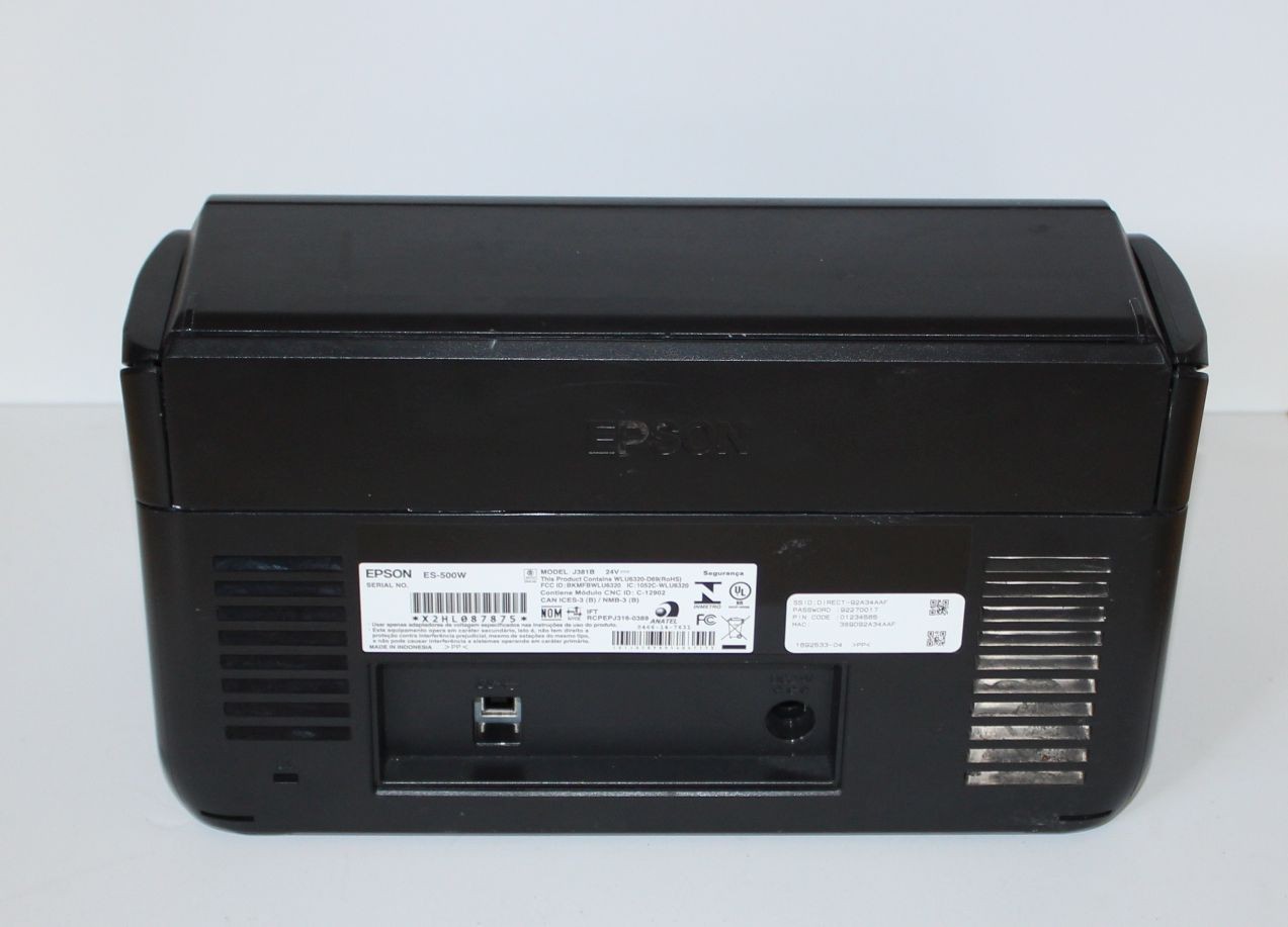 Epson ES-500W (J381B) Wireless Duplex Document Scanner – Free Shipping!