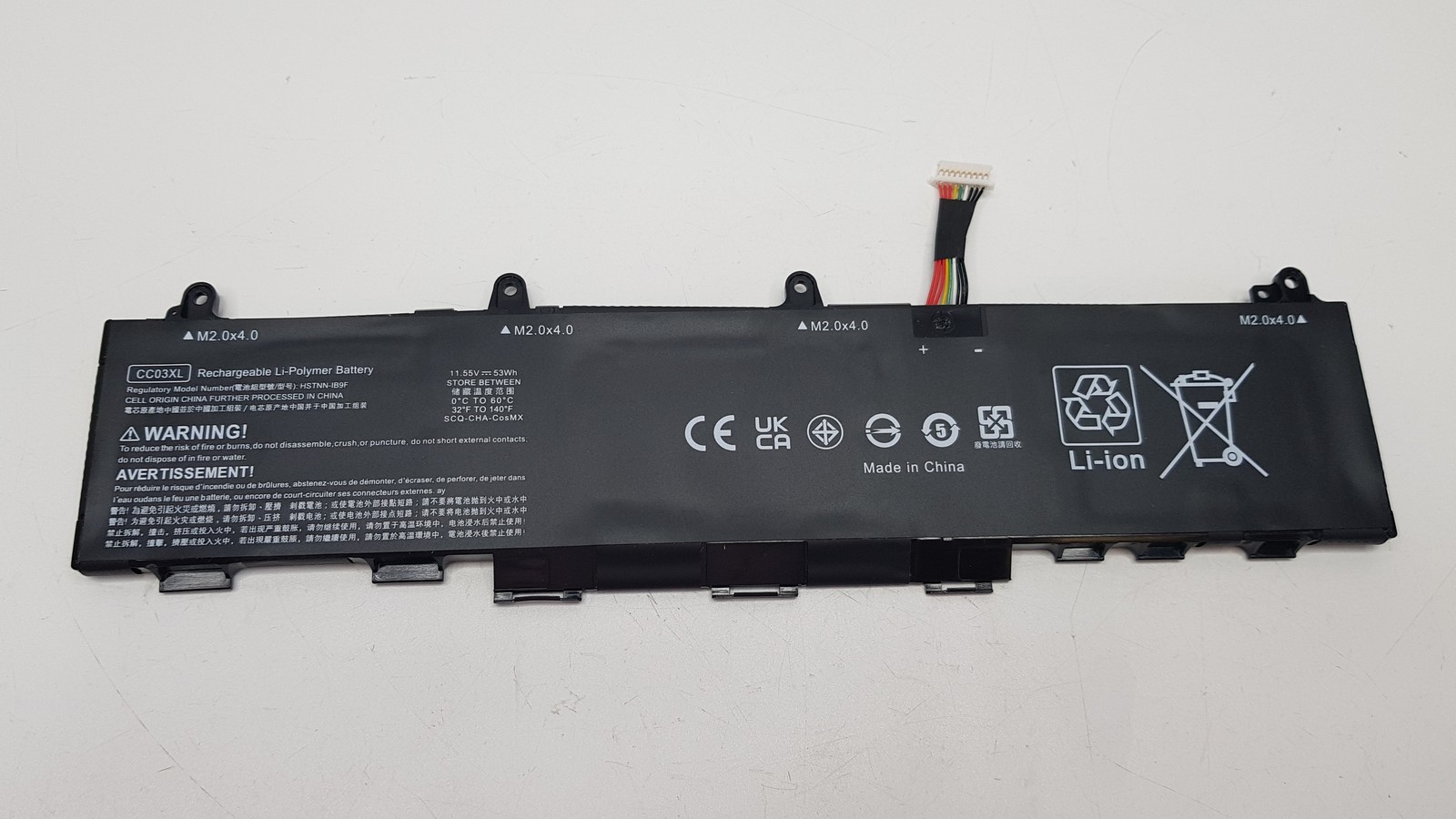 Generic Battery For HP EliteBook 830 G7 G8 835 11.55V 53Wh 4400mAh Type CC03XL