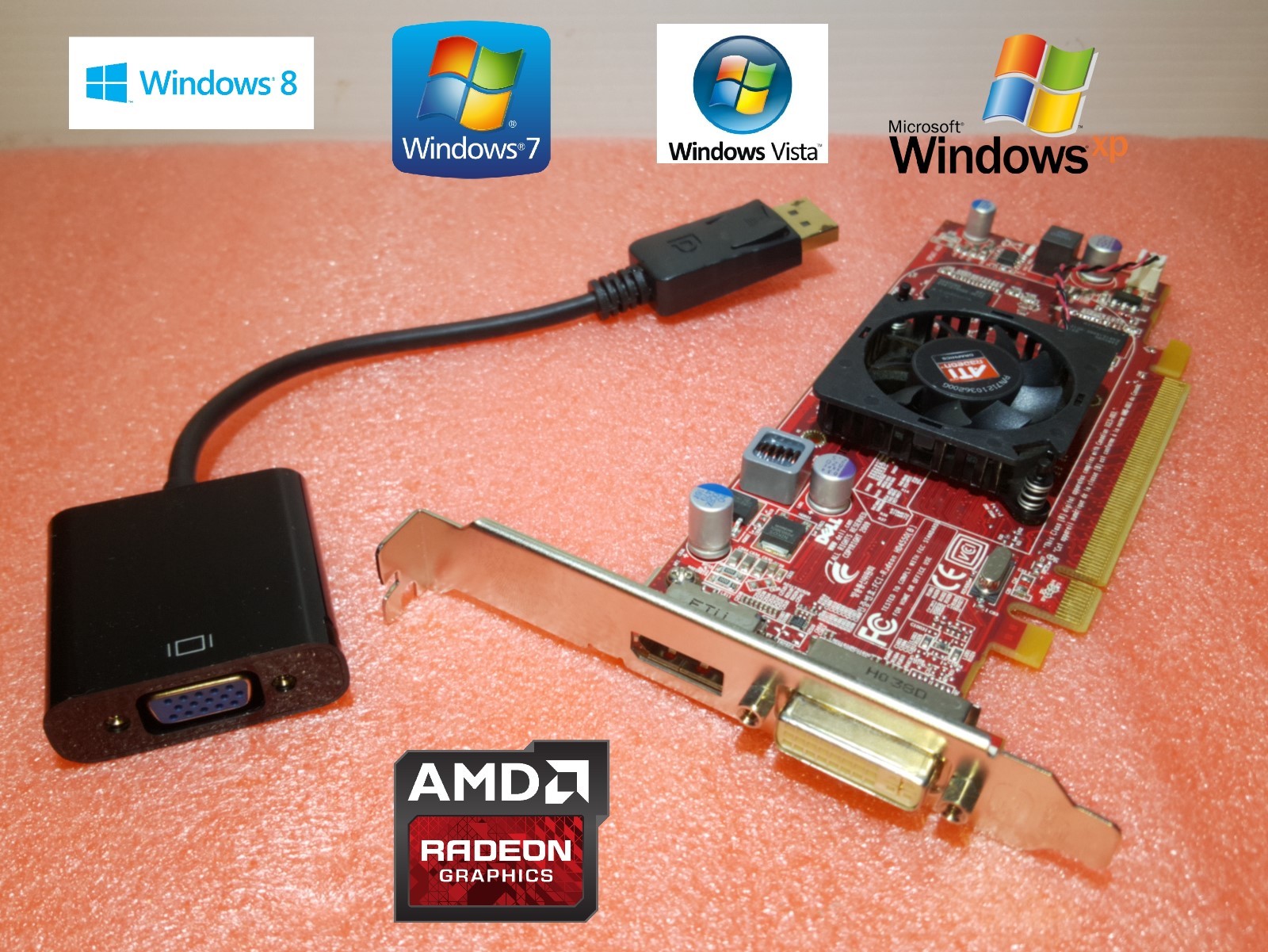 DELL Dimension 9100 9150 9200 E510 E520 E521 Video Card DVI + VGA Adapter