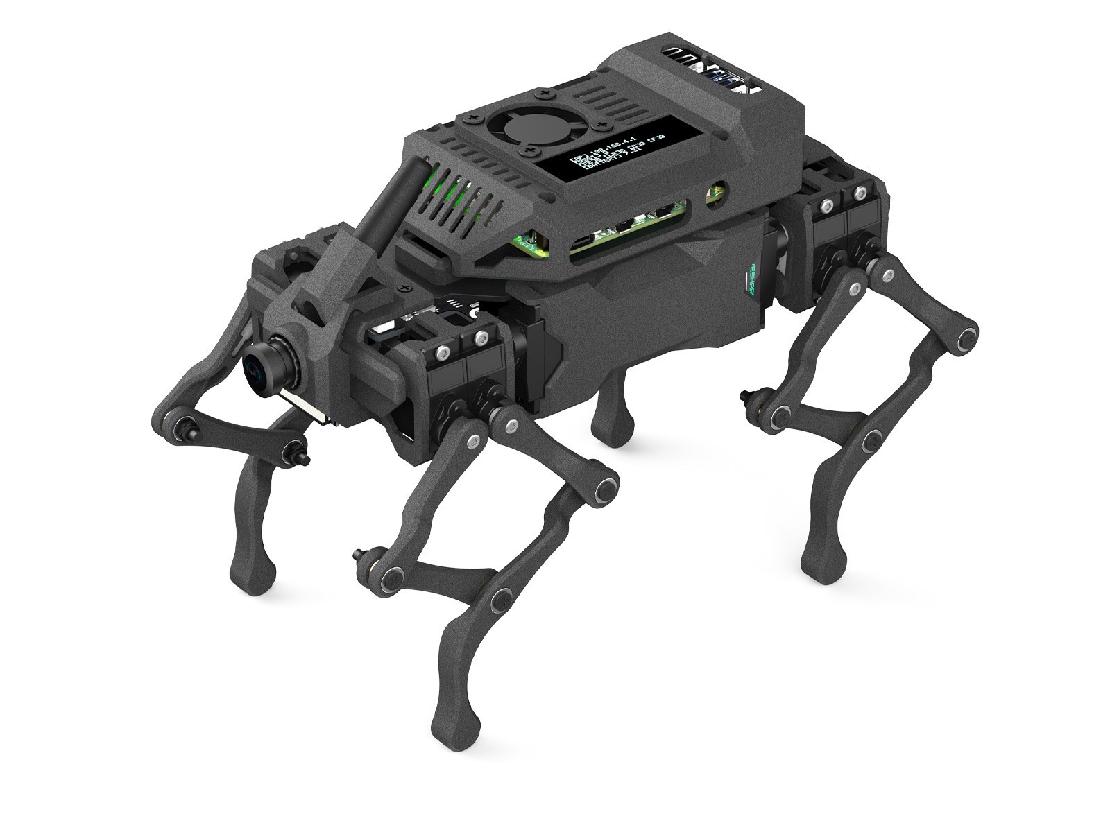WAVEGO Pro 12-DOF Bionic Dog-Like Robot, Open Source For ESP32 And Raspberry Pi