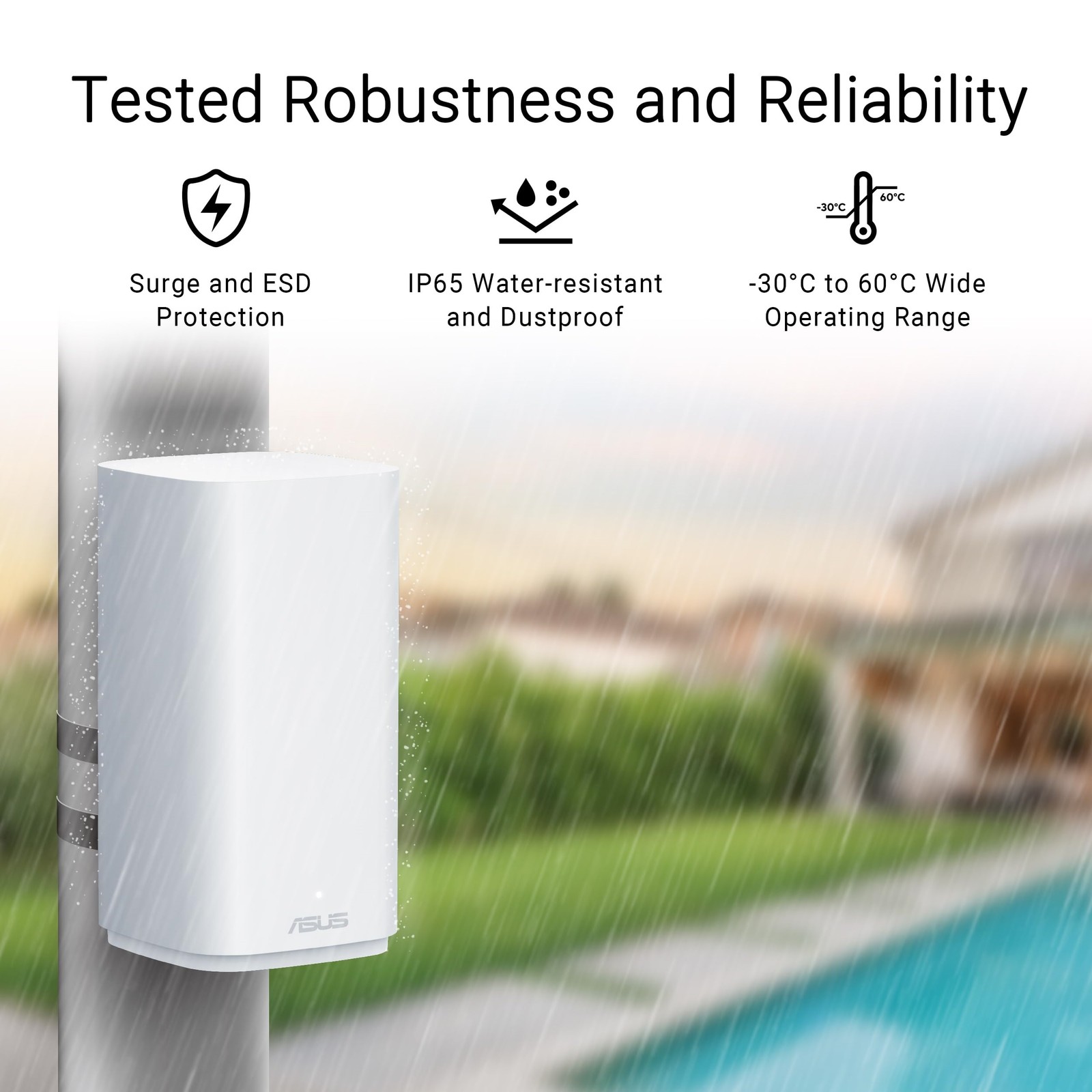 ASUS ZenWiFi BD5 Outdoor Dual-Band WiFi 7 Mesh Router