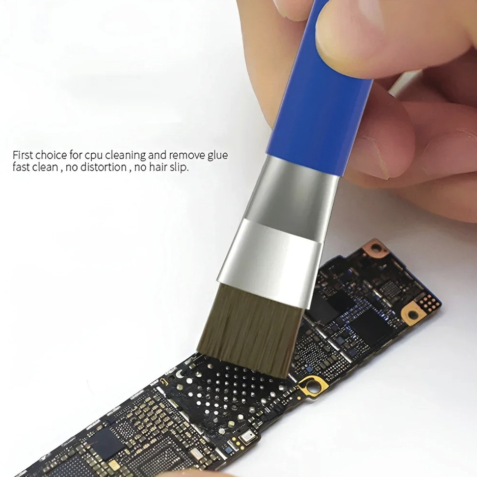 1pc Anti Static ESD Safe Double Head Brush PCB Cleaning Repair Tool – NEW