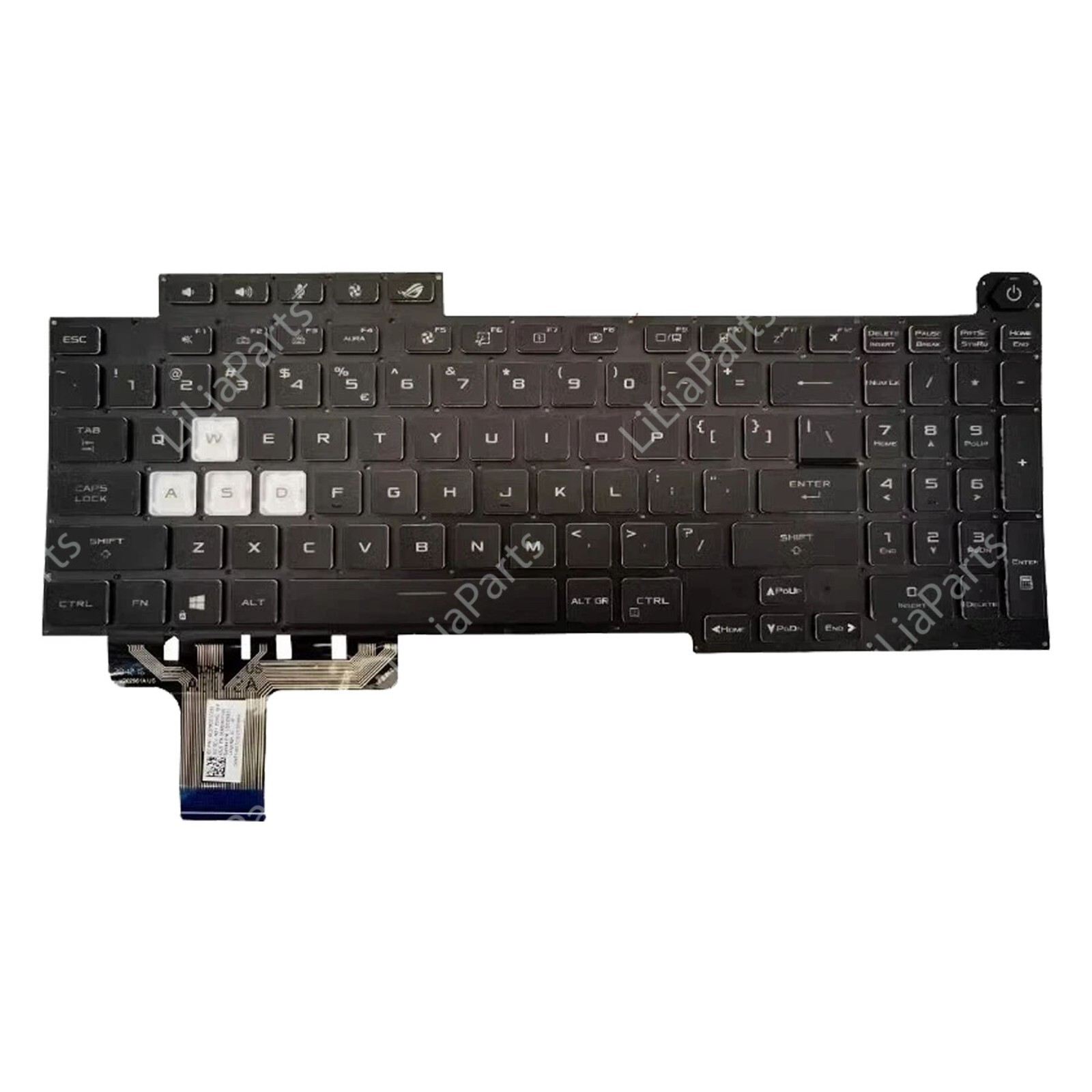 US Layout Keyboard for Asus ROG Strix G17 G713 G713Q G713QE RGB Backlit