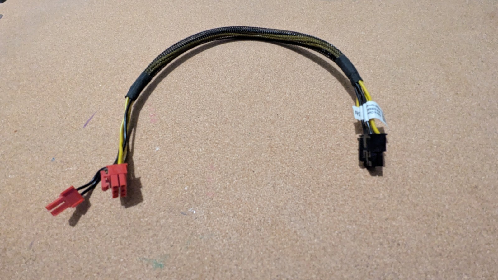 6-Pin to 8-Pin (6+2) PCIe GPU Power Cable Male-to-Male – 14-Inch 18AWG Co