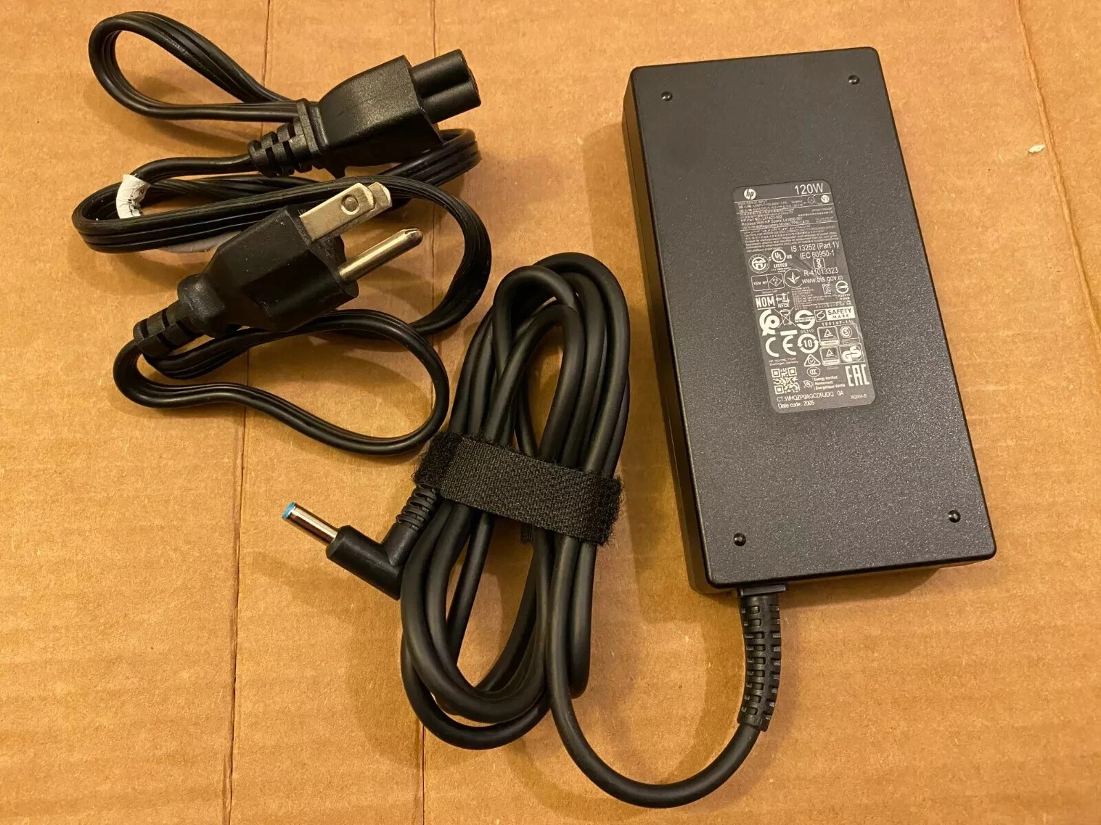 Genuine 120W Blue Tip 710415-001 Charger for HP USB-C Dock G5 5TW10UT 5TW10AA