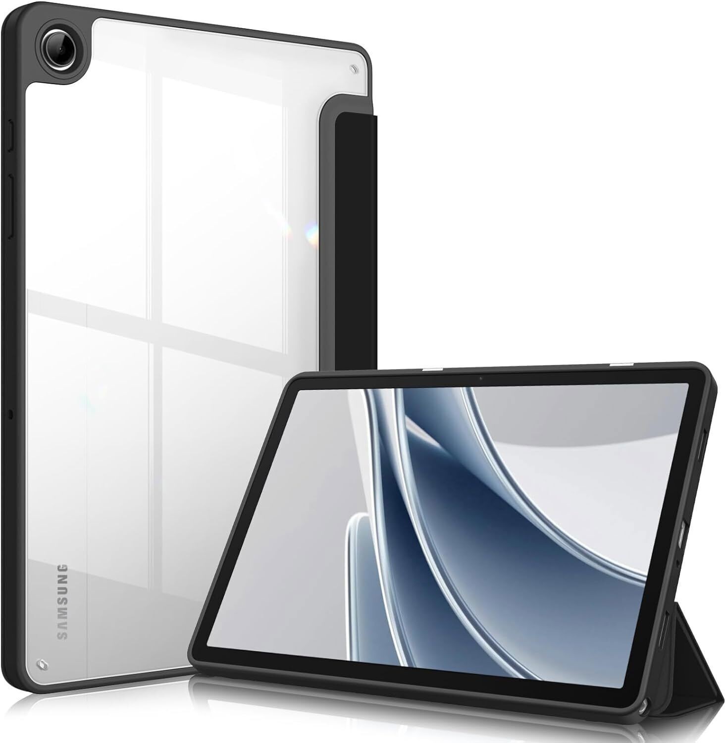 Hybrid Slim Case for Samsung Galaxy Tab A11+ Plus 2025/A9+ Plus Clear Back Shell