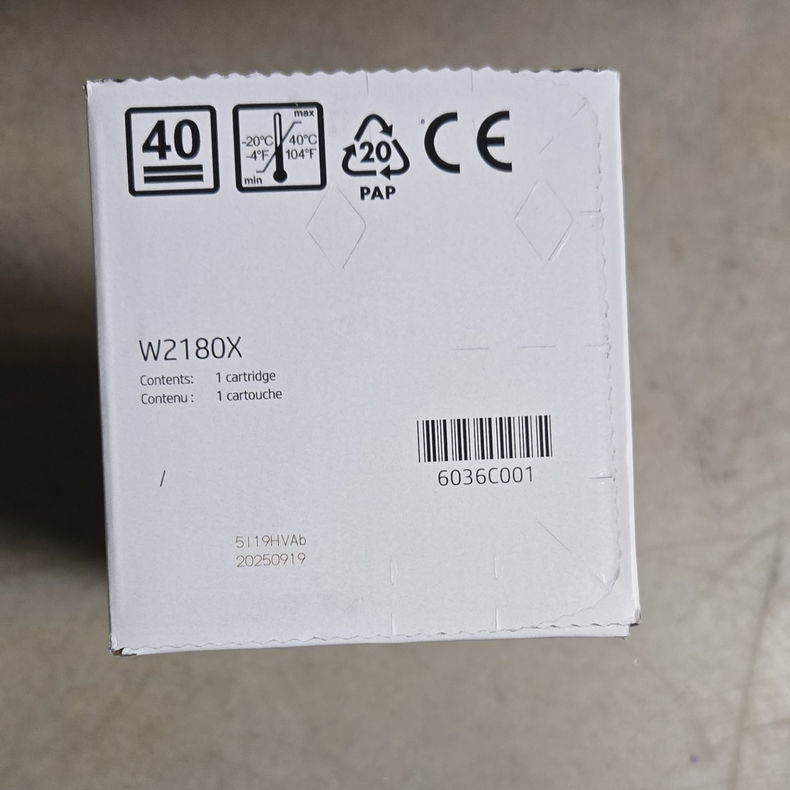 HP 218X High Yield Black Toner Cartridge W2180X for LaserJet 3201 3301