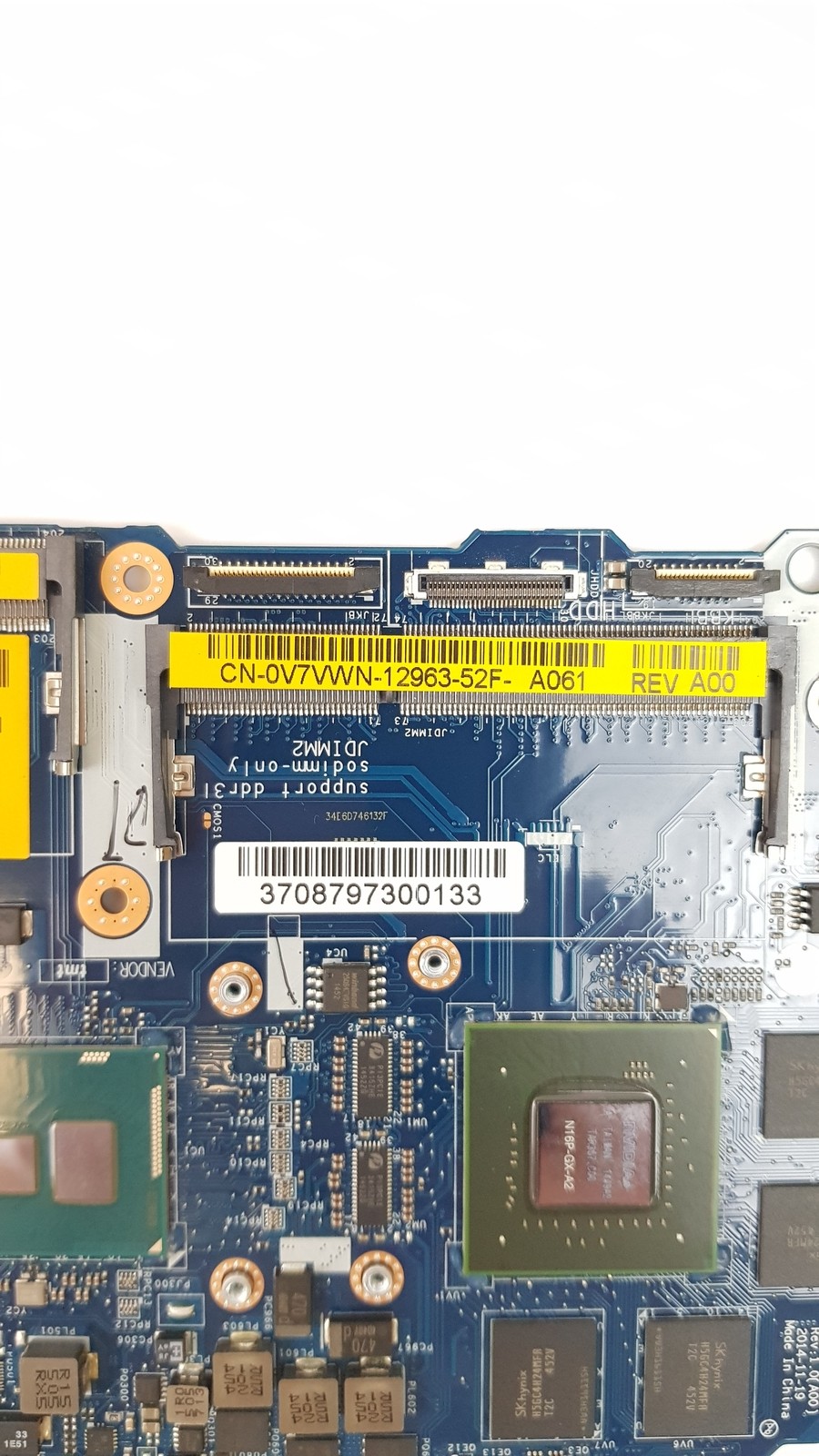 Dell Alienware 13 Laptop Motherboard i7-5500U 2.4GHz V7VWN 0V7VWN CN-0V7VWN