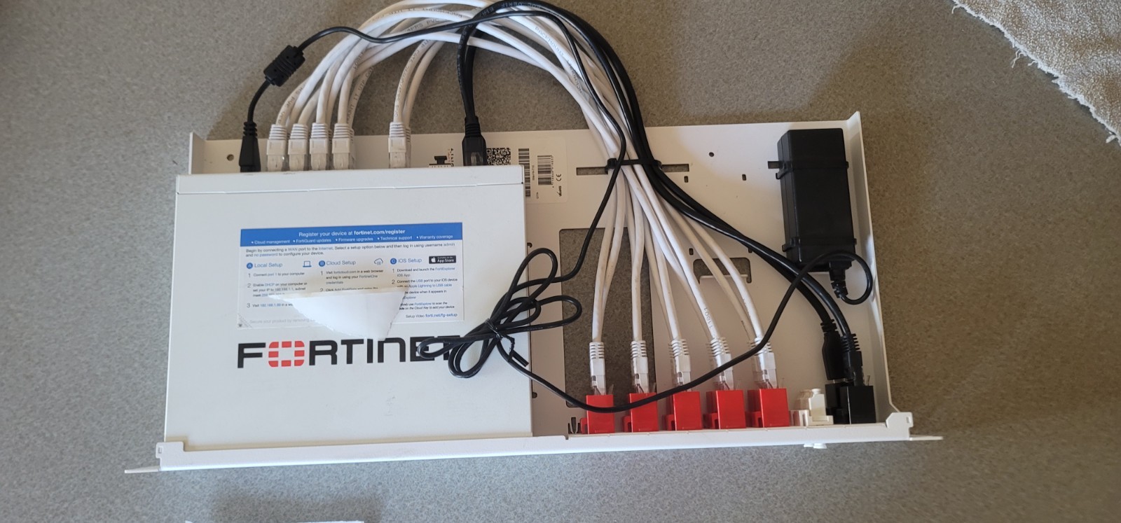 Fortinet FortiGate 80F FG-80F Network Security Appliance Firewall, K7C Rackmount